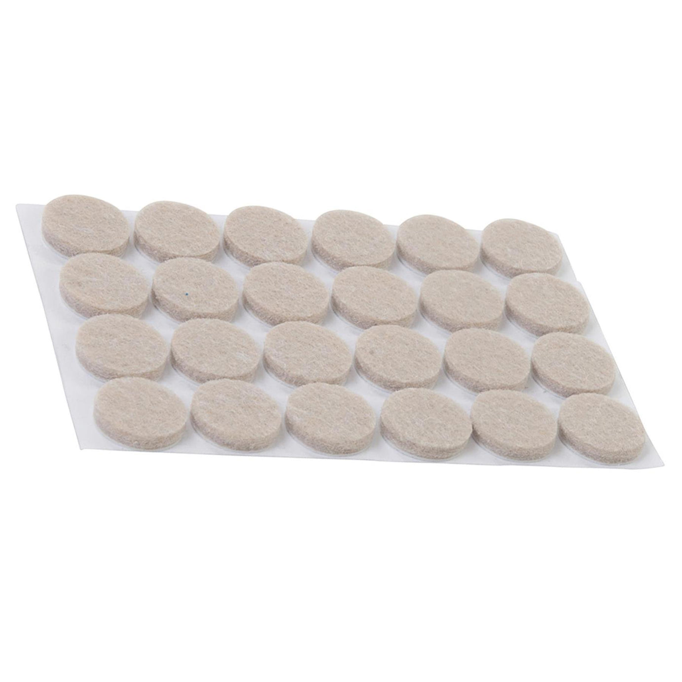 24Pk Self Adhesive Felt Pads Protectors - 20mm Round Provides Smooth Protection