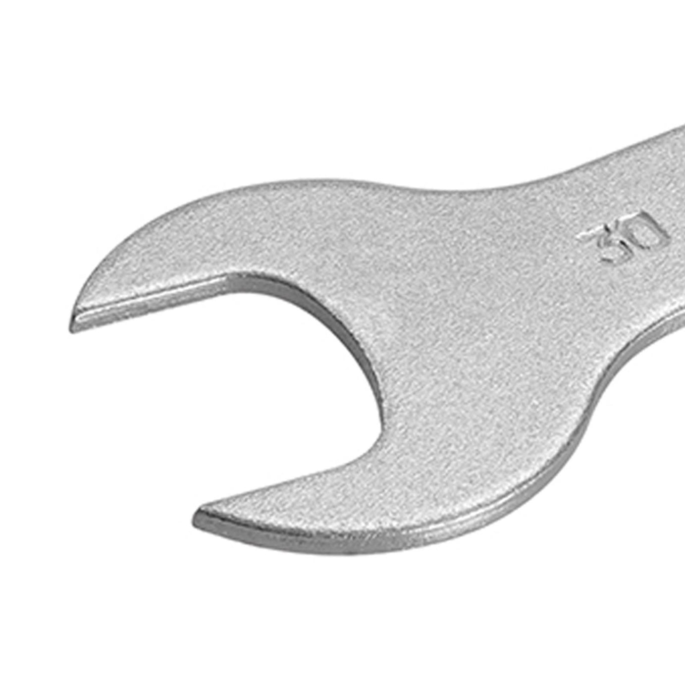 Double-Ended Gas Bottle Spanner 27 & 30mm Open Ended Zinc Plated Steel Spanner