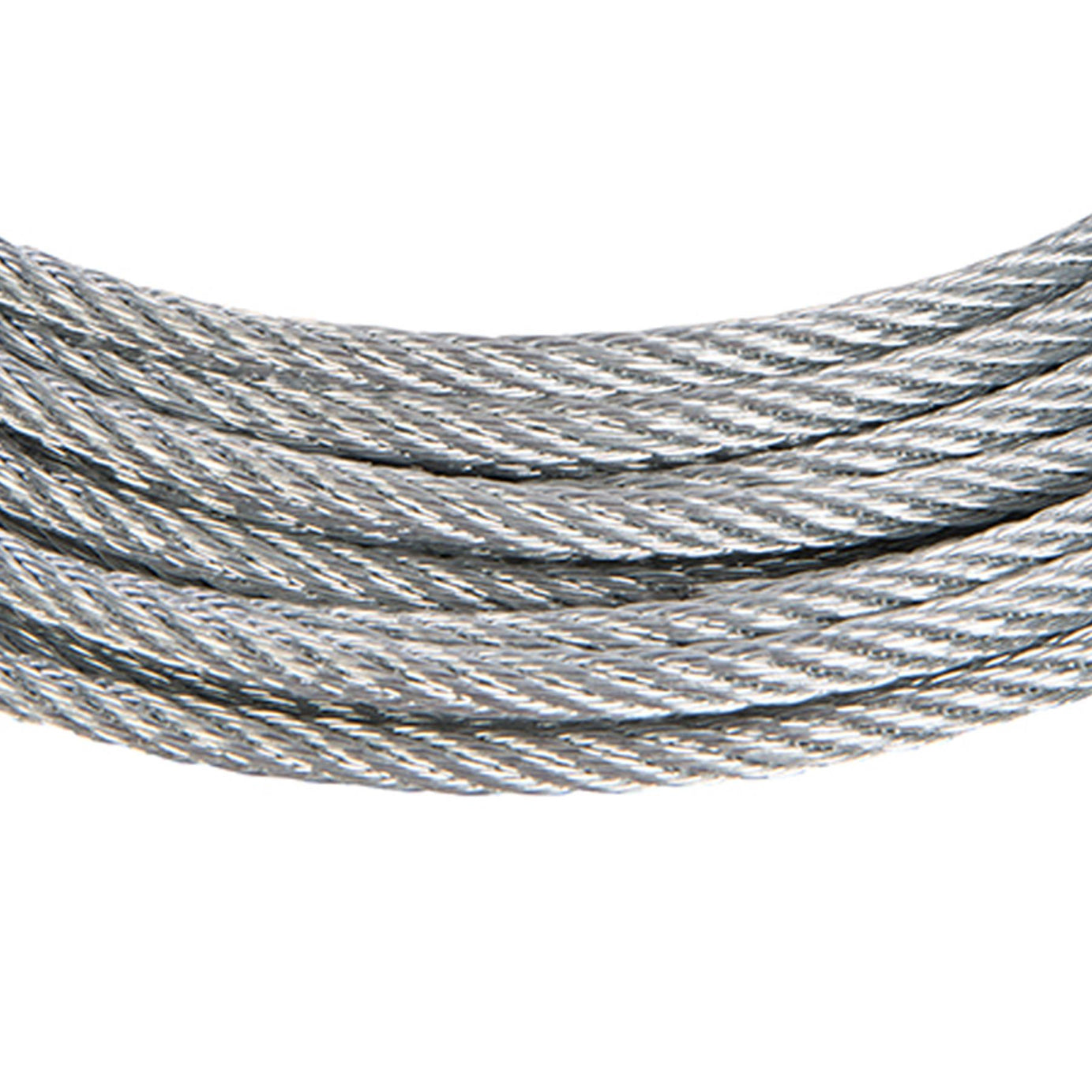 Galvanised Wire Rope - 4mm X 10M Zinc Plated Corrosion Resistant & Weatherproof