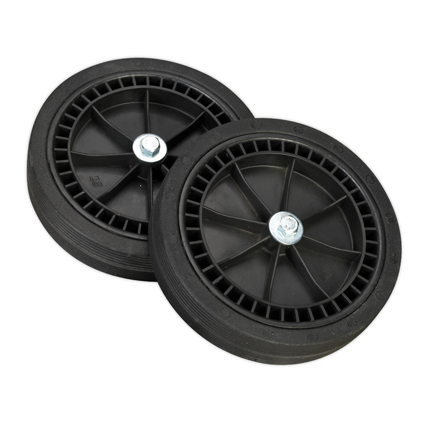 Sealey Wheel Kit For Fixed Compressors - 2 Castors & 2 Fixed Wheels Compressor