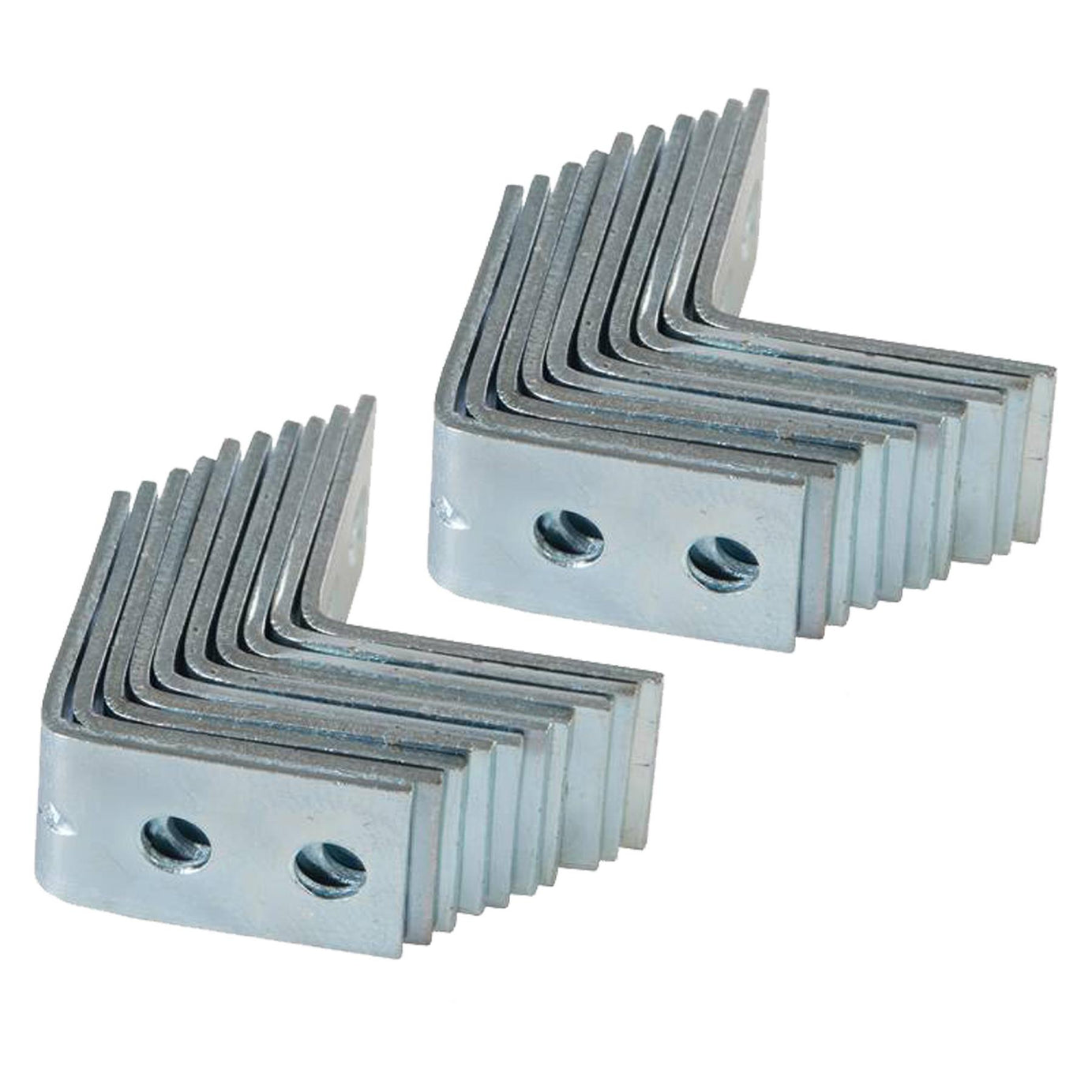 Metal Angle Brackets 90 Degree 25 x 1.6 x 16mm Corner Braces for shelf fence 20PC