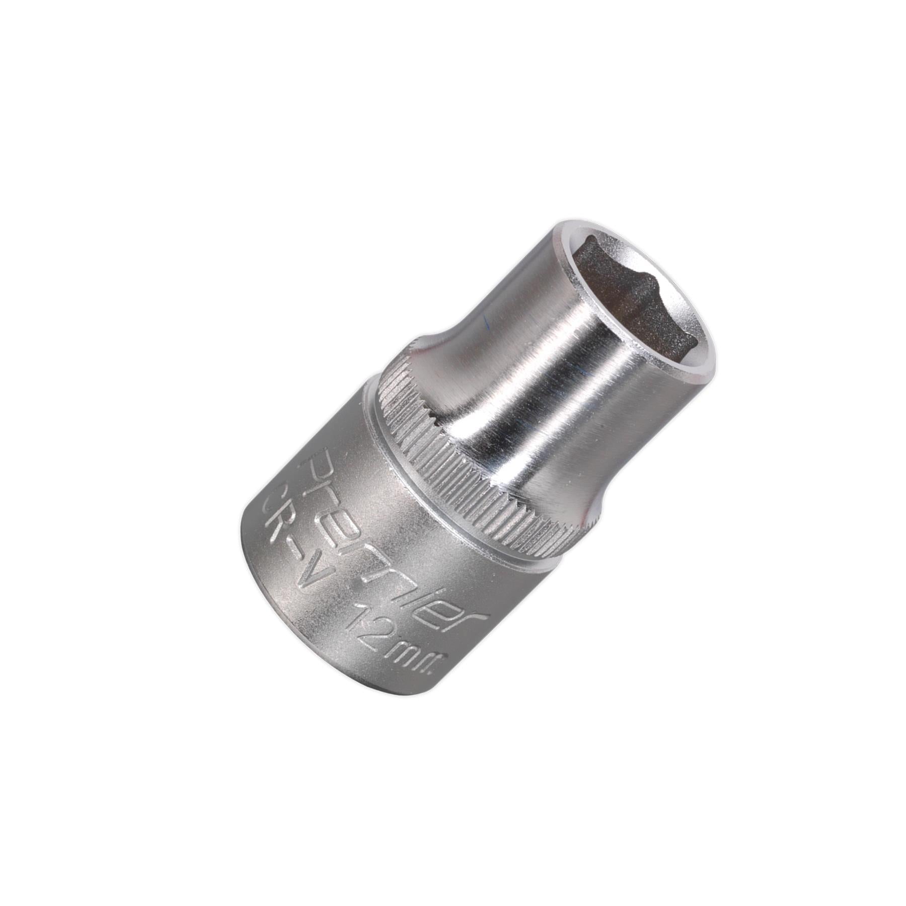 Sealey WallDrive Socket 12mm 1/2"Sq Drive Chrome Vanadium Steel