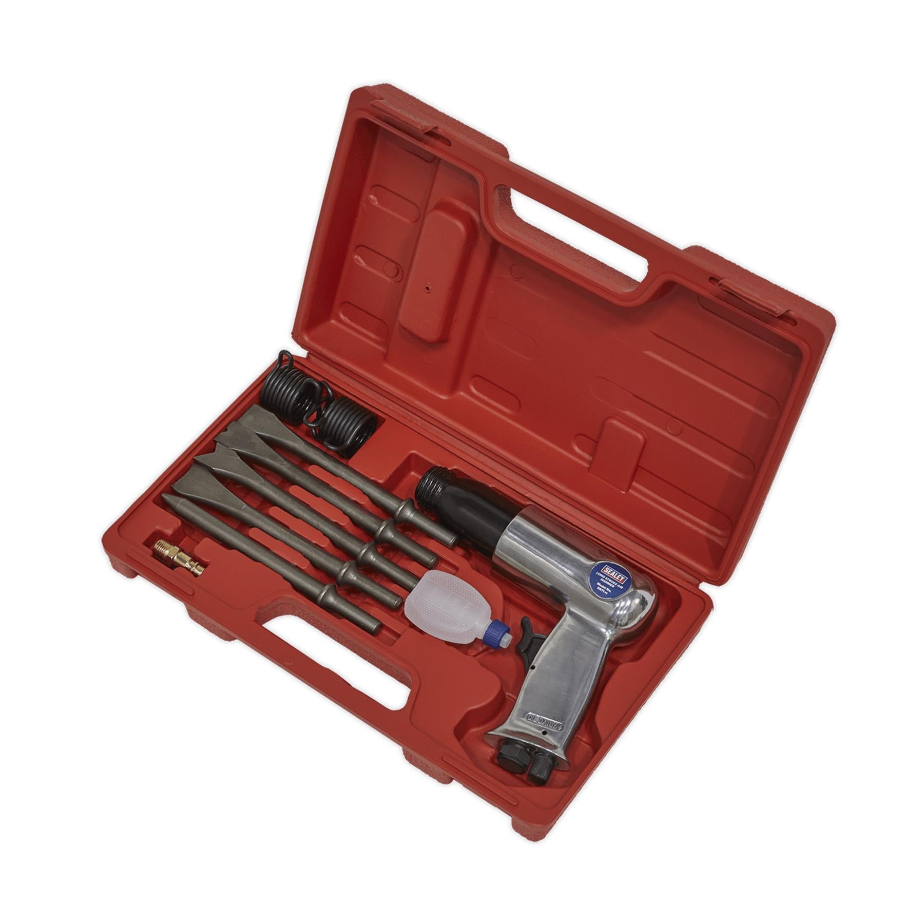 Sealey Air Hammer with Chisels Long Stroke
