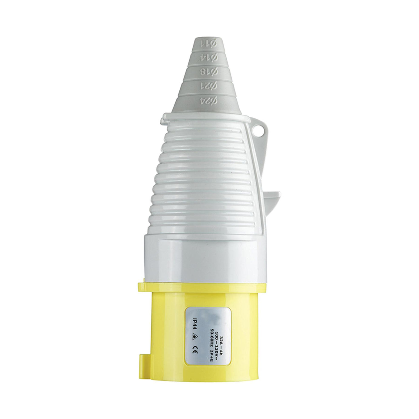 Defender 32A Plug Yellow 110V Electrical Industrial