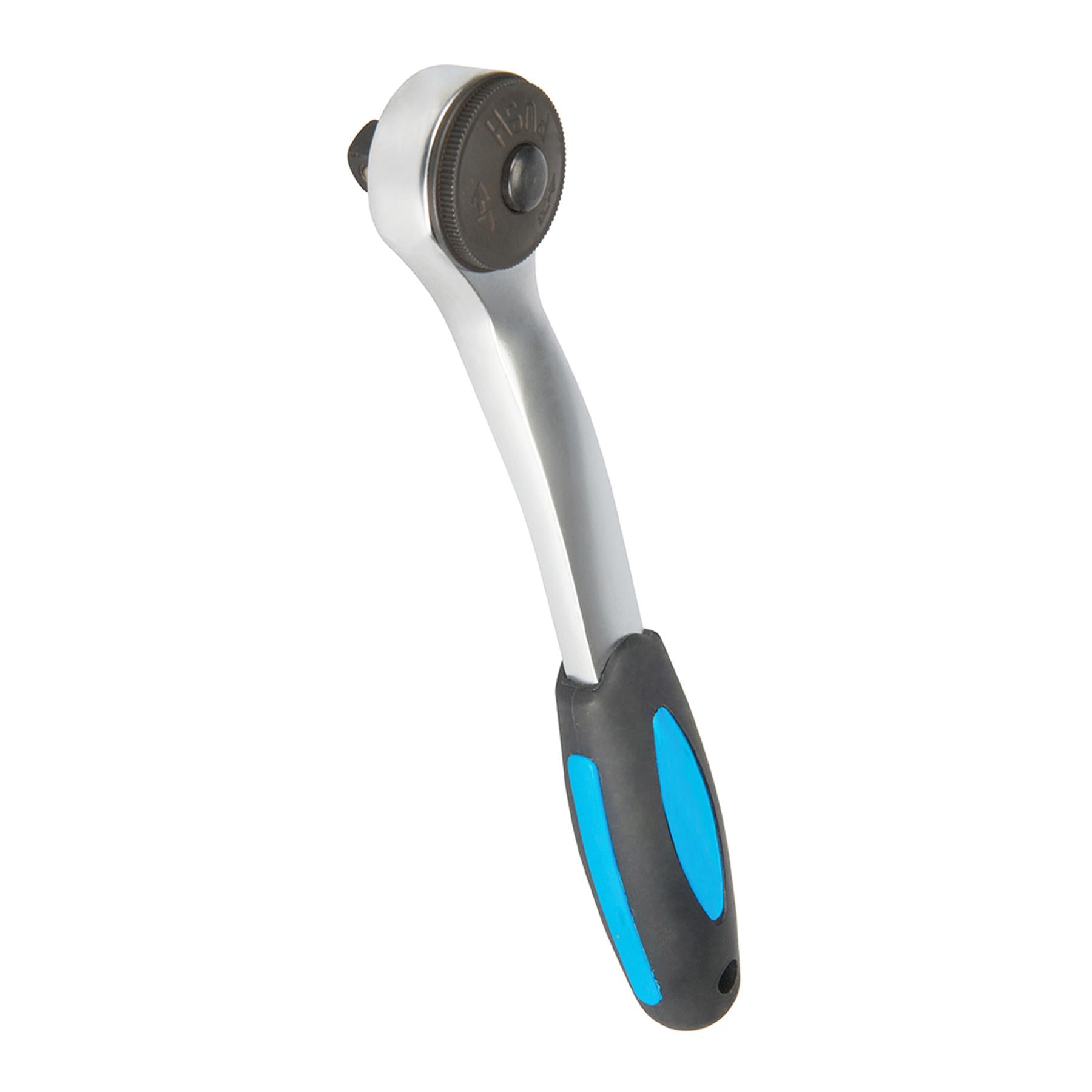 Heavy Duty Ratchet Handle 3/8" 200mm Chrome Vanadium Steel W/ Soft-Grip Handle