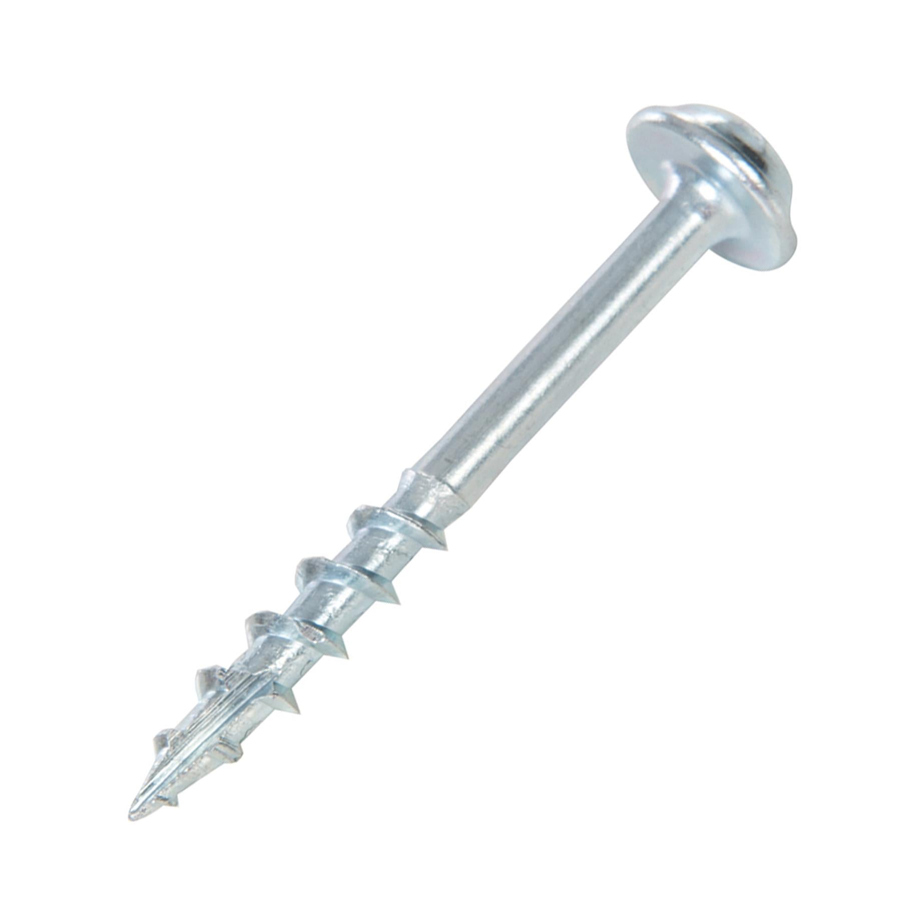 Zinc Pocket-Hole Screws Washer Head Coarse Thread Rust Resistant- 8x1-1/2" 100pk