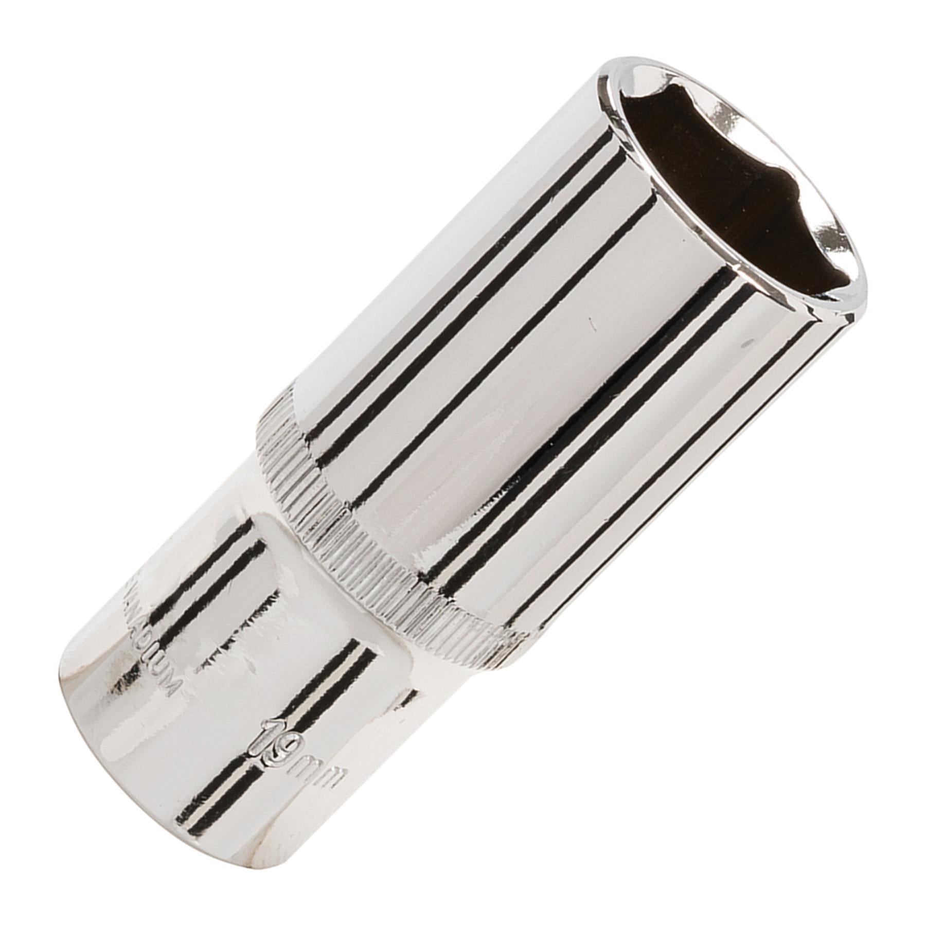 Deep Socket 3/8" Drive 6pt Metric 6 Point Hex Corrotion Resistant Socket 19mm