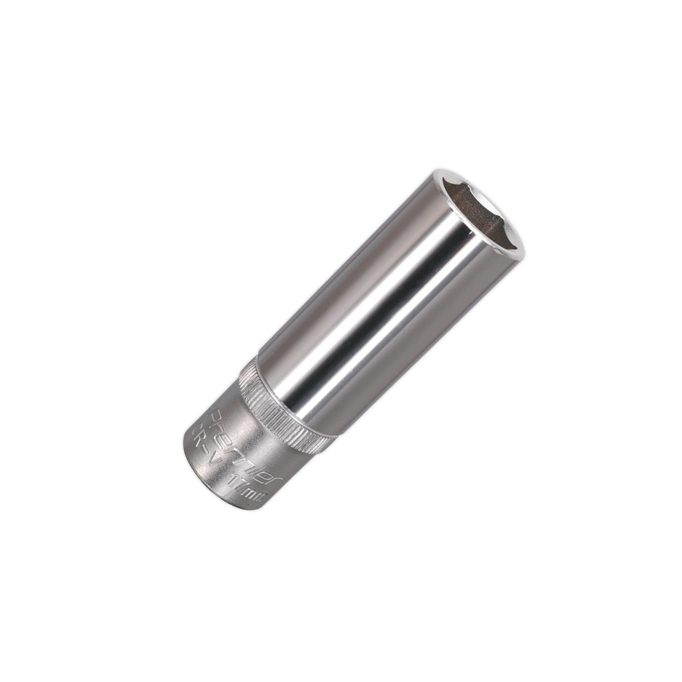 Sealey WallDrive® Socket 17mm Deep 1/2"Sq Drive Chrome Vanadium Steel