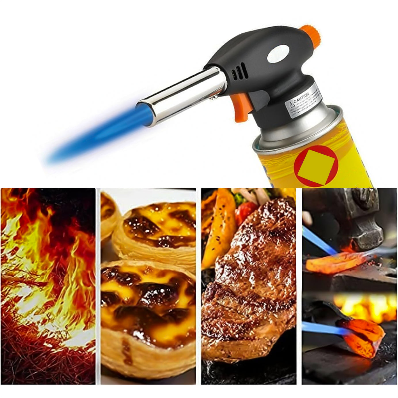 Blow Torch Burner Welding Auto Ignition Soldering BBQ Flame Thrower MultiPurpose