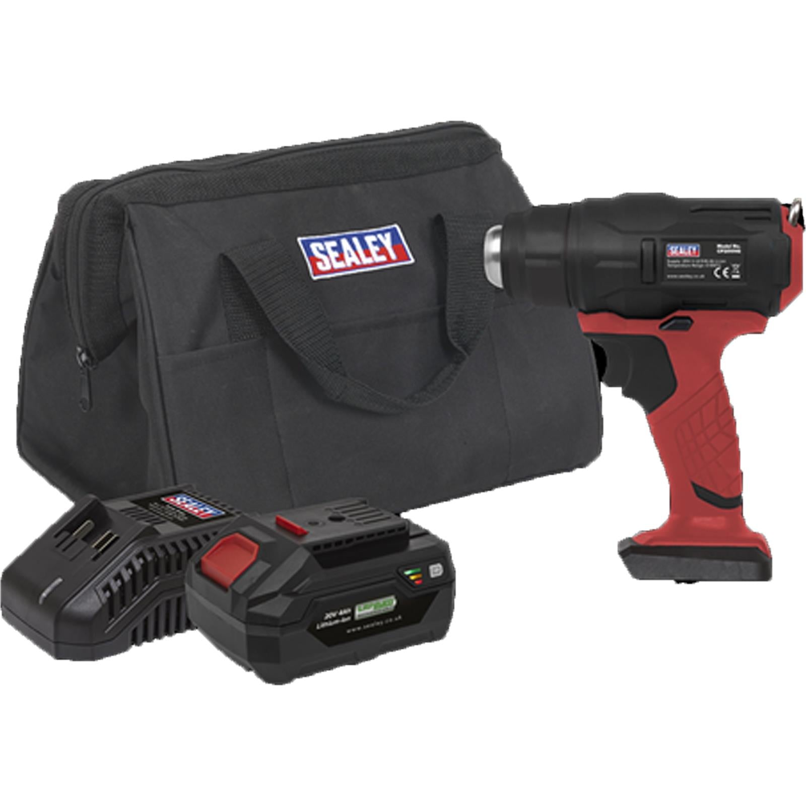 Sealey CP20VHGKIT Cordless Hot Air Gun Kit 20V