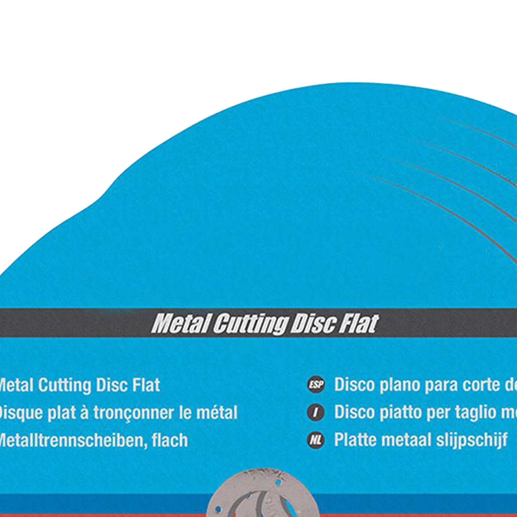 Metal Cutting Discs, Flat, Angle Grinder, 230mm X 3mm, Steel, Grinding 5Pk