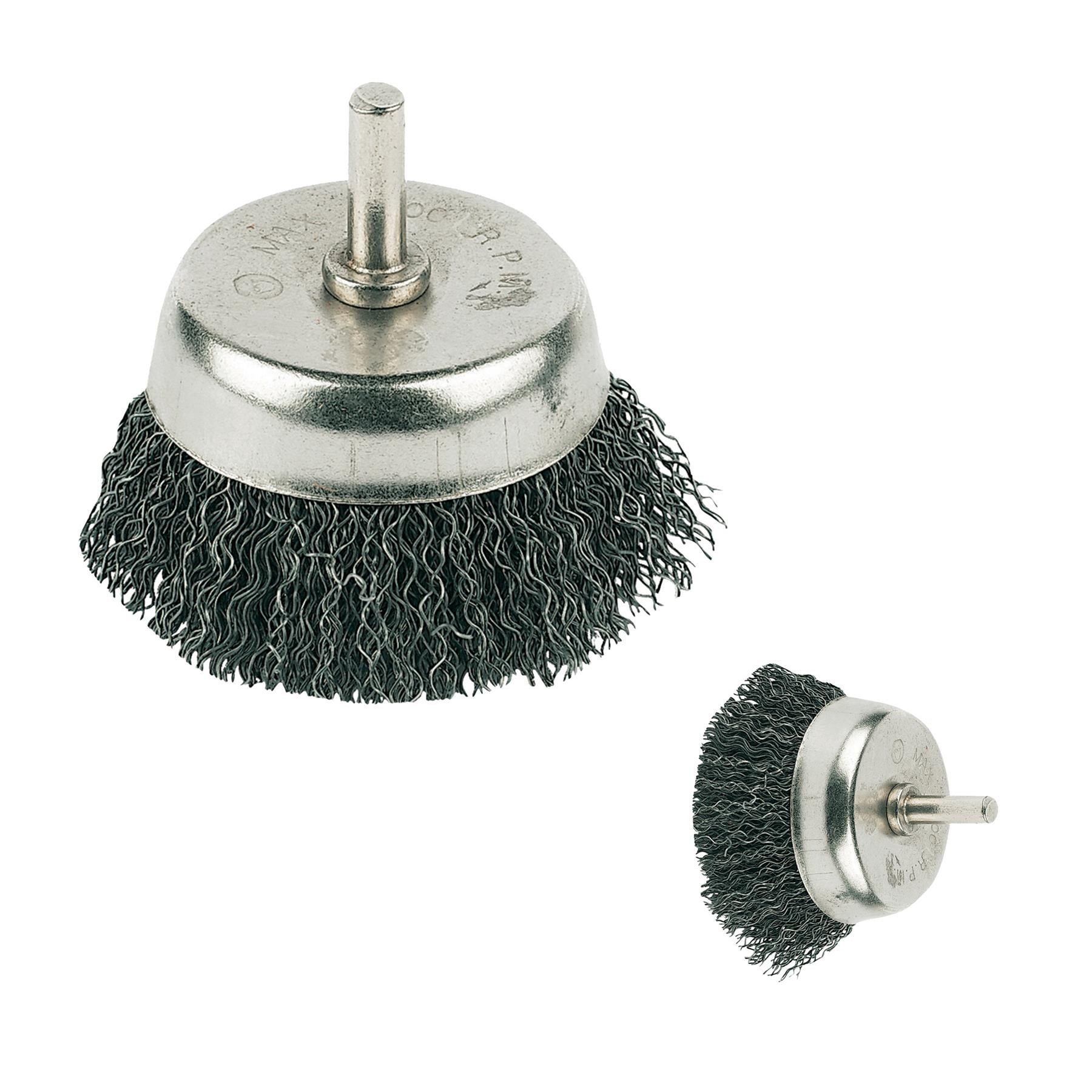 Rotary Steel Wire Cup Brush 50mm Grinding Wire Cups Professional Work Kit