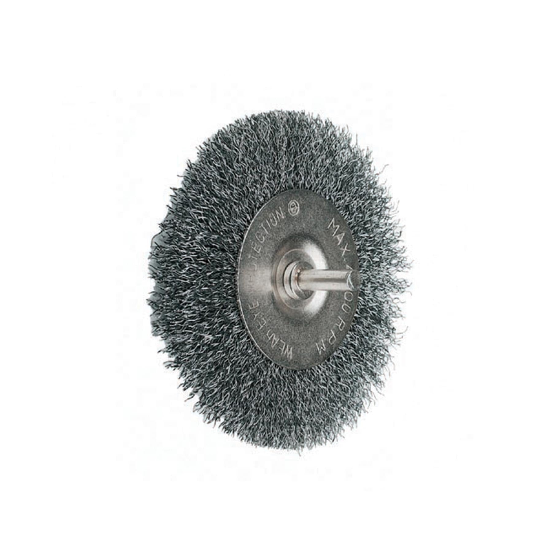 Rotary Steel Wire Wheel Brush 75mm Cleaning Descaling Deburring For Metal Stone