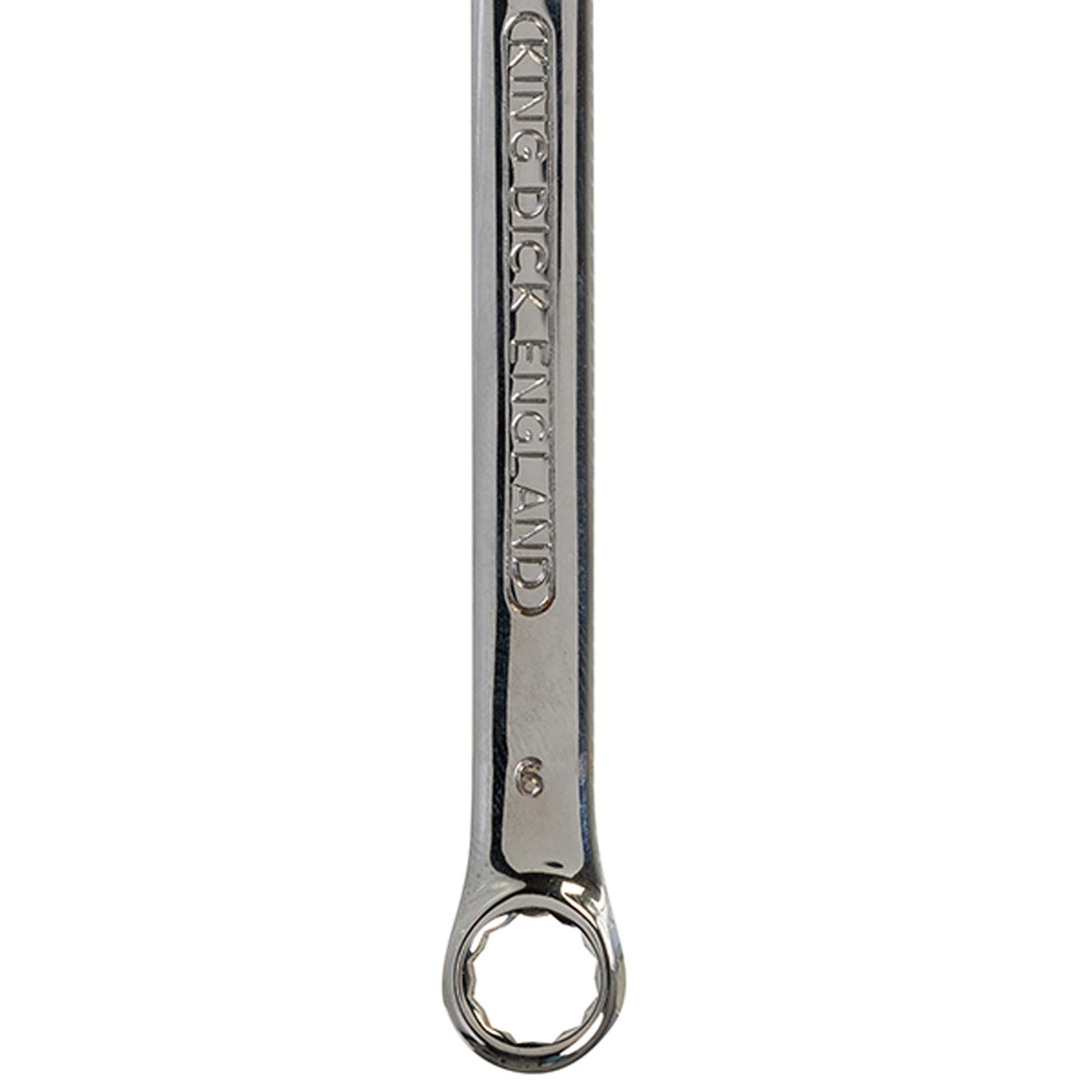 King Dick metric 9 MM polished chrome combination spanner wrenches spanners