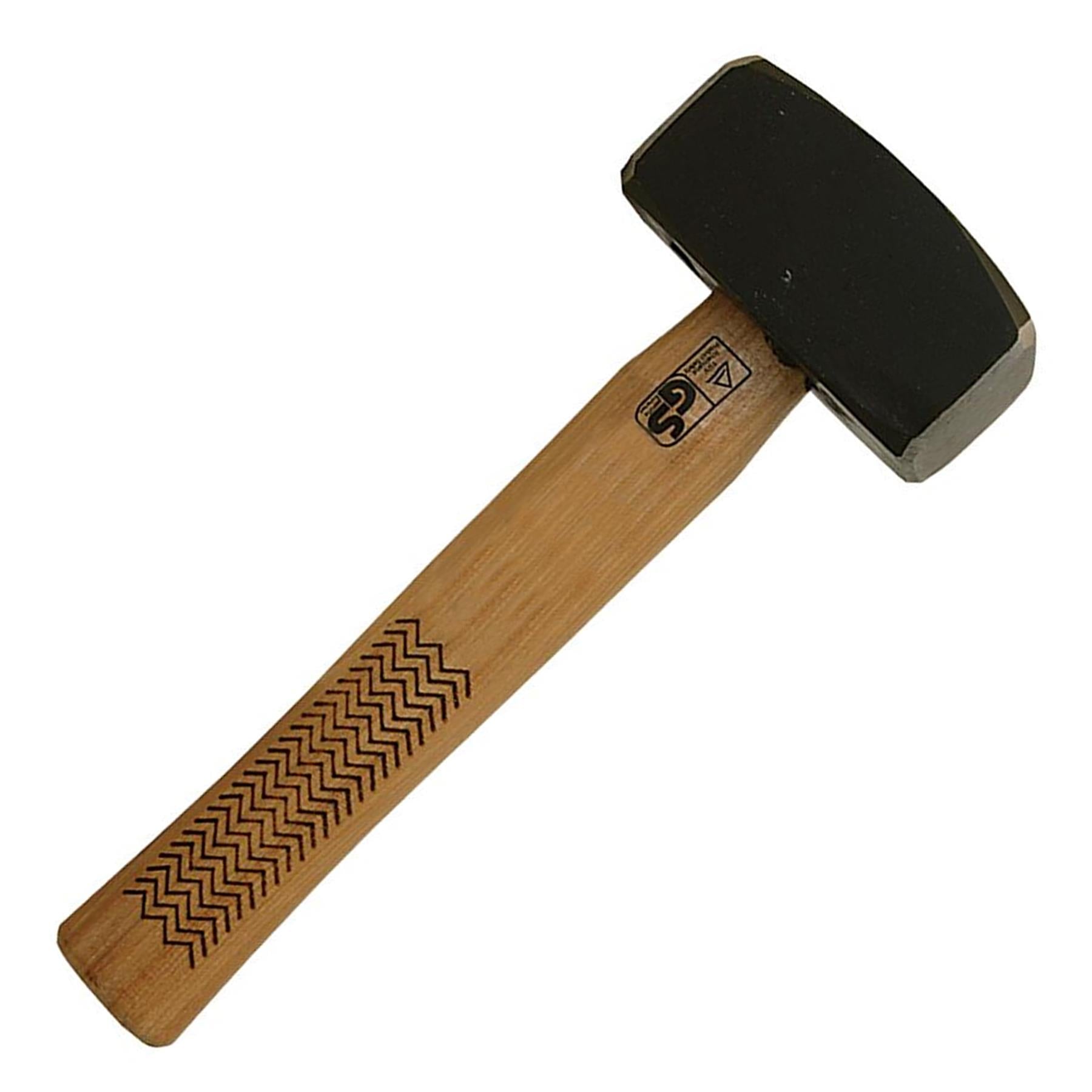 Hickory Lump Hammer 4Lb (1.81Kg) Steel Head Heavy Duty Demoliton Building