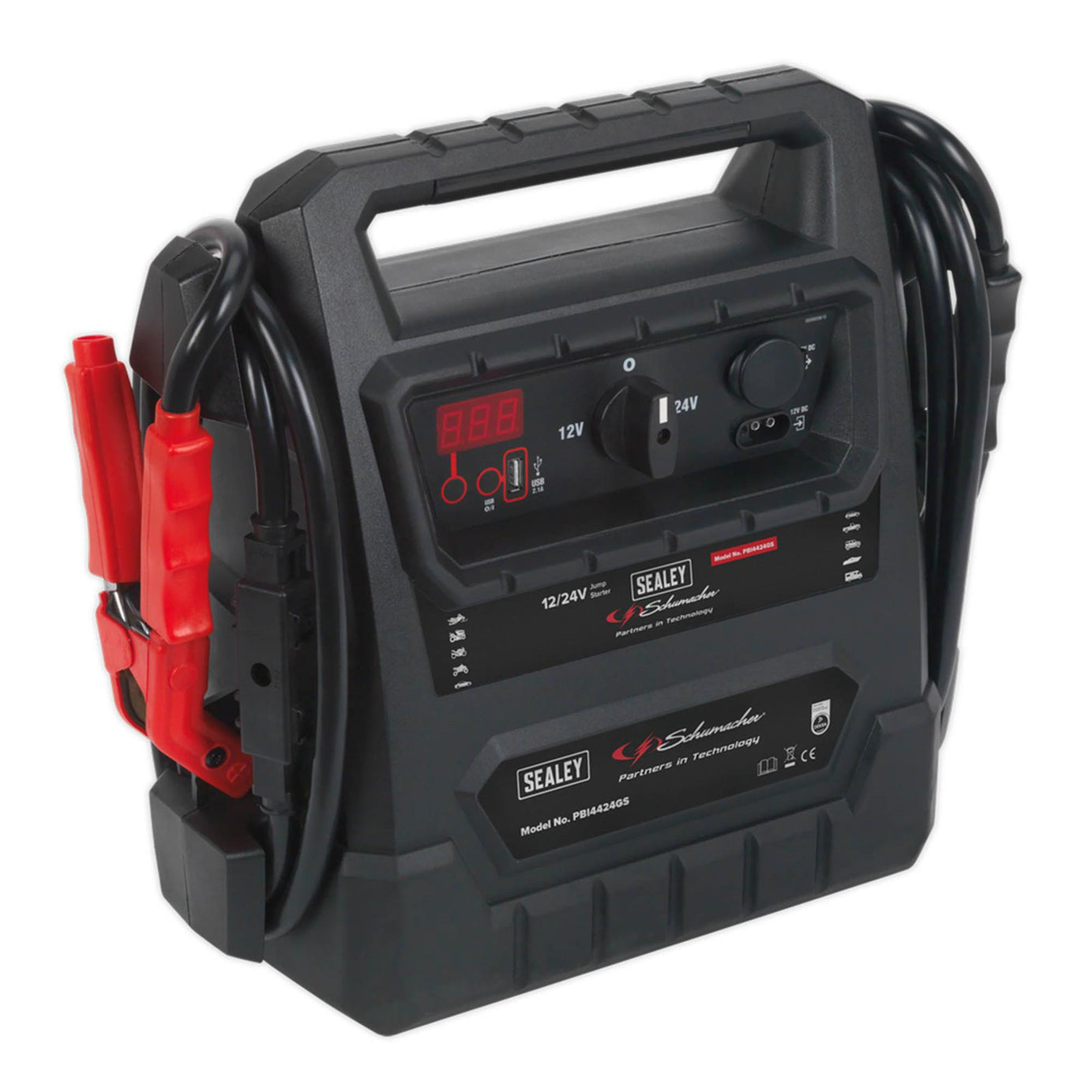 Schumacher Emergency Jump Starter 12/24V 4600 Peak Amps - DEKRA Sealey