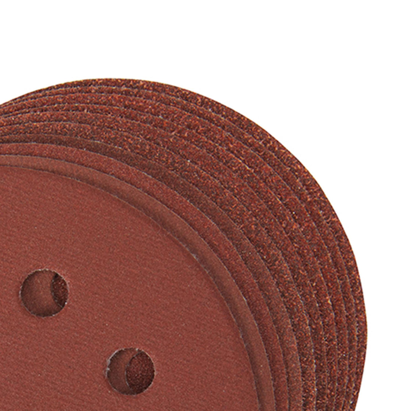Hook & Loop Punched Disc 115mm 10Pk 4 X 60G, 2 X 80G, 2 X 120G & 2 X 240 Grit