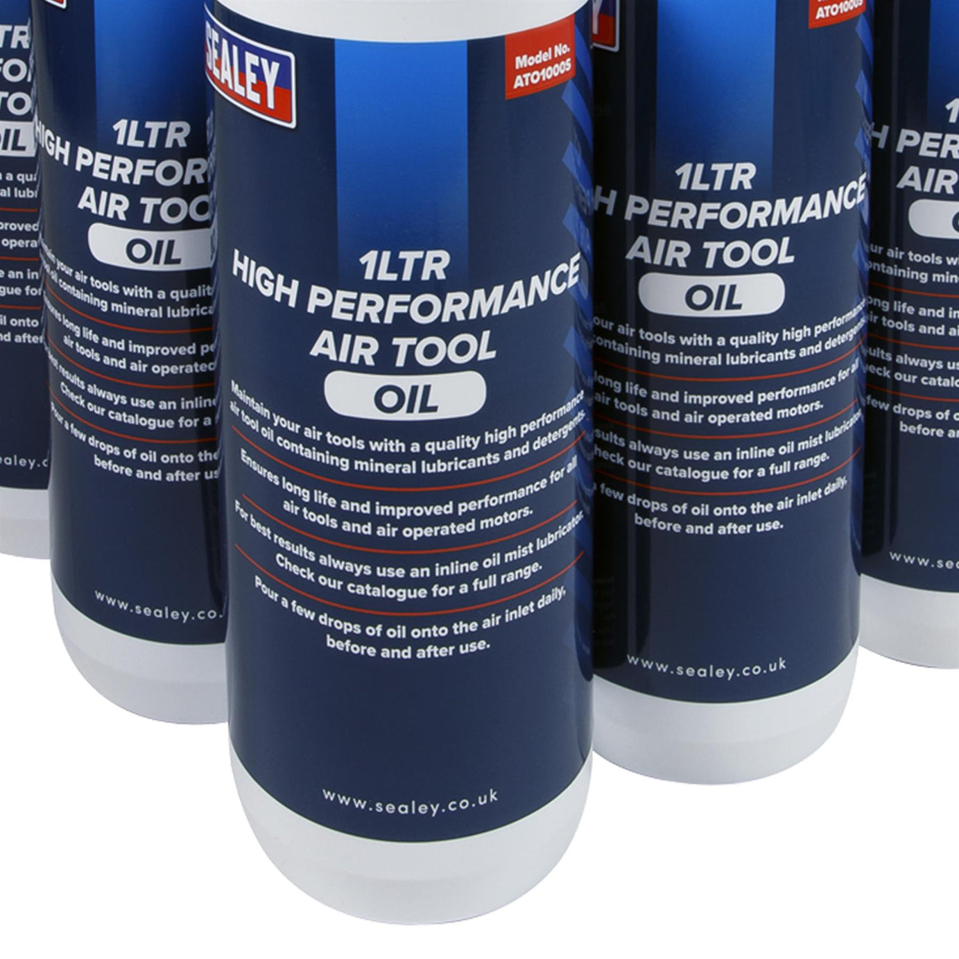 Sealey Air Tool Oil 1L Pack of 12  Quality High Performance air tool oil