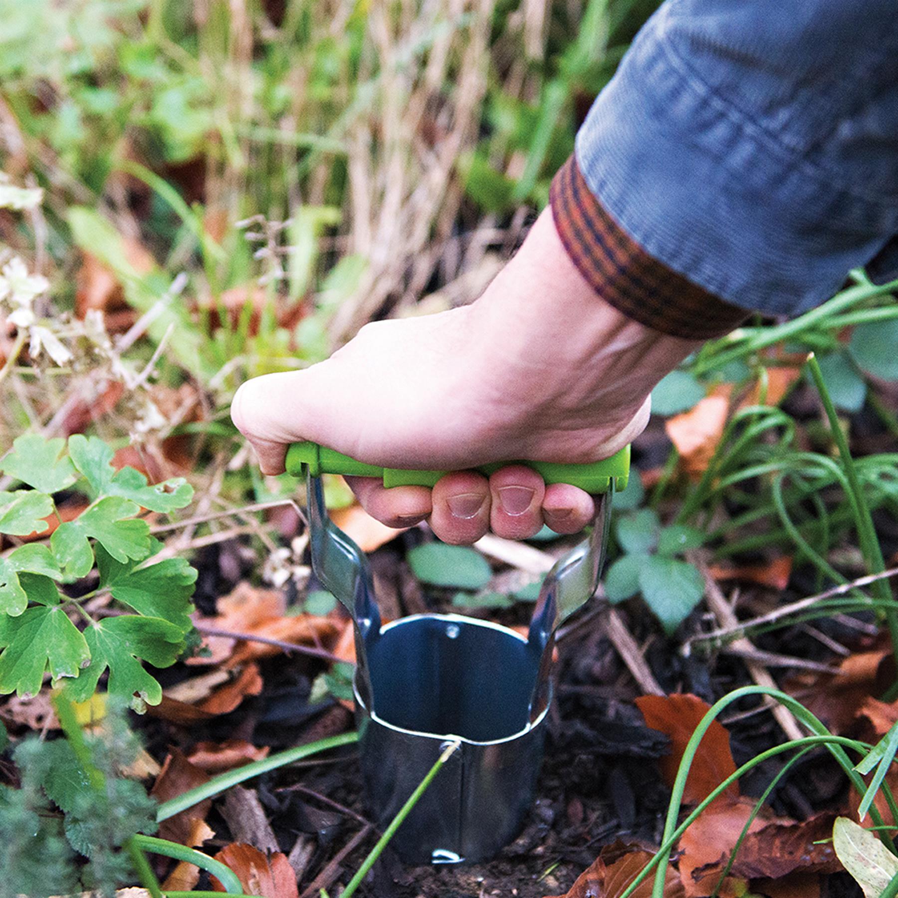 Garden Bulb Planter 235mm Gardener Planting Gardening Hand Tool Hole Maker