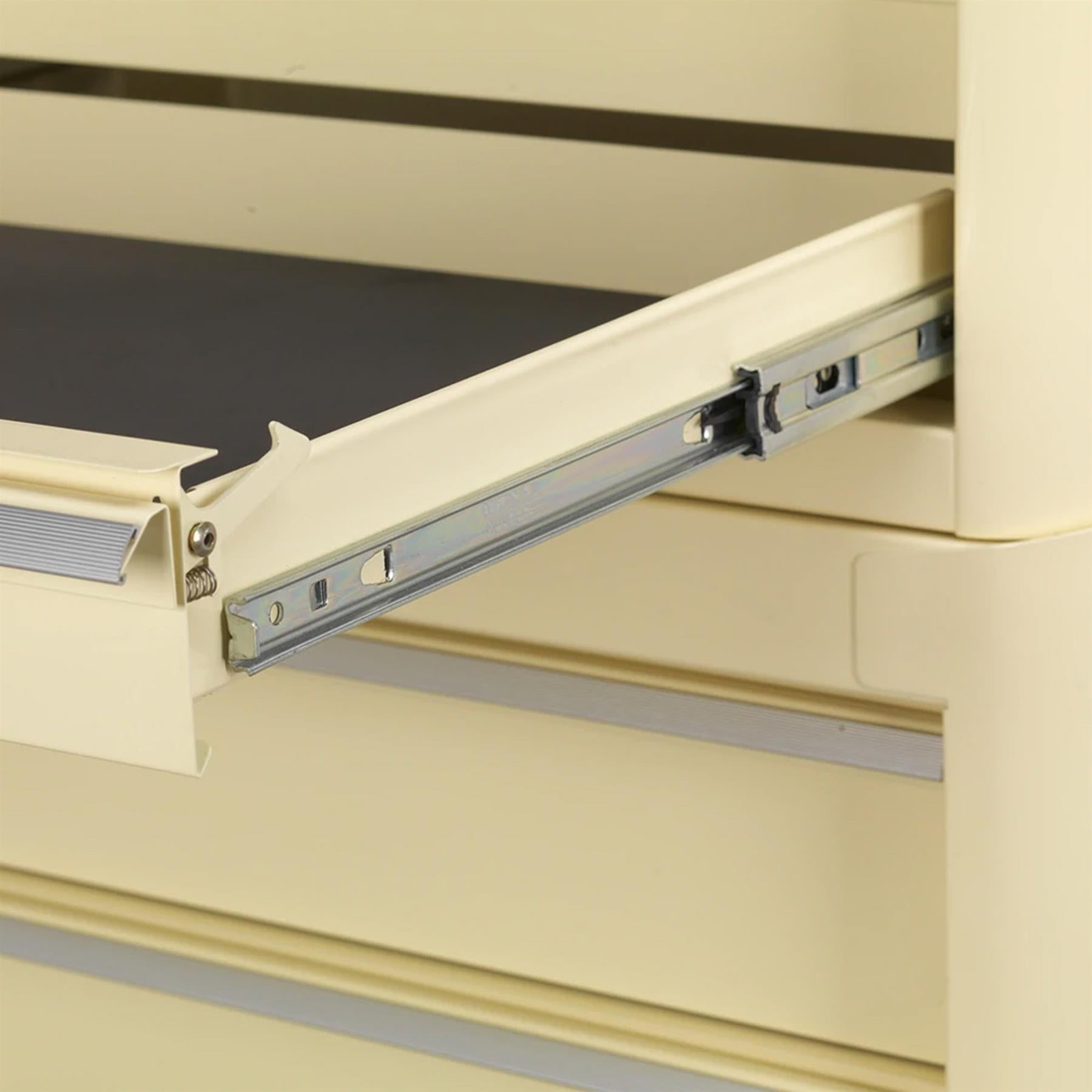 Sealey Rollcab 4 Drawer Retro Style. White  Stainless steel handle