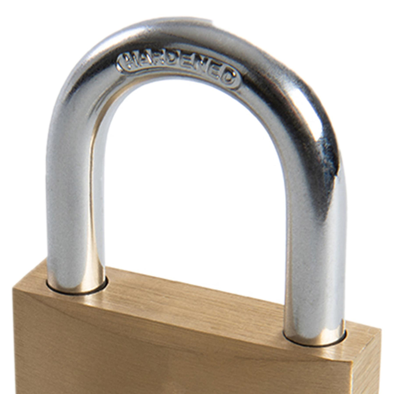 50mm Brass Body Chrome Plated Solid Padlock Hardened Multi-Pin Tumbler Lock