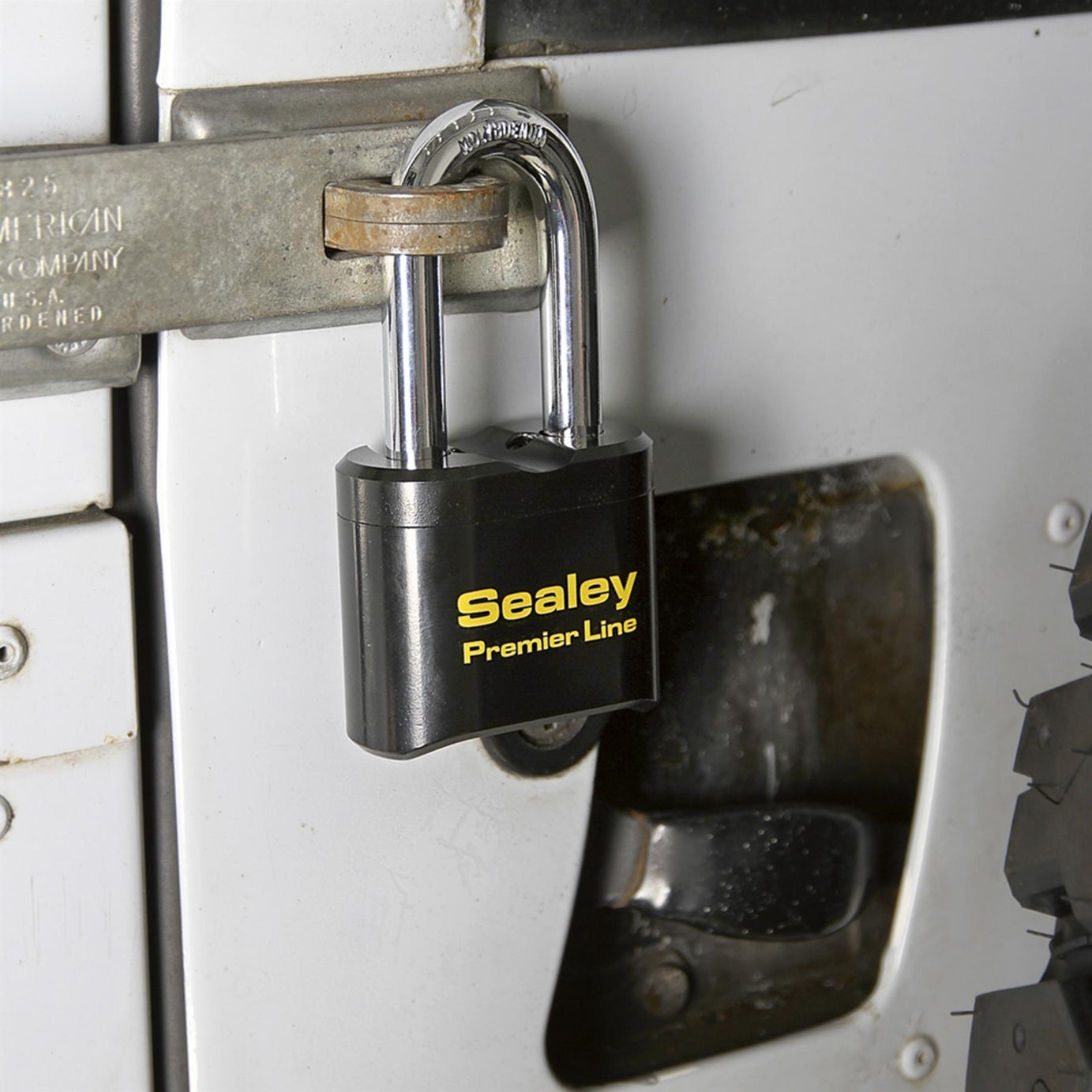 Sealey Steel Body Combination Padlock Long Shackle 62mm