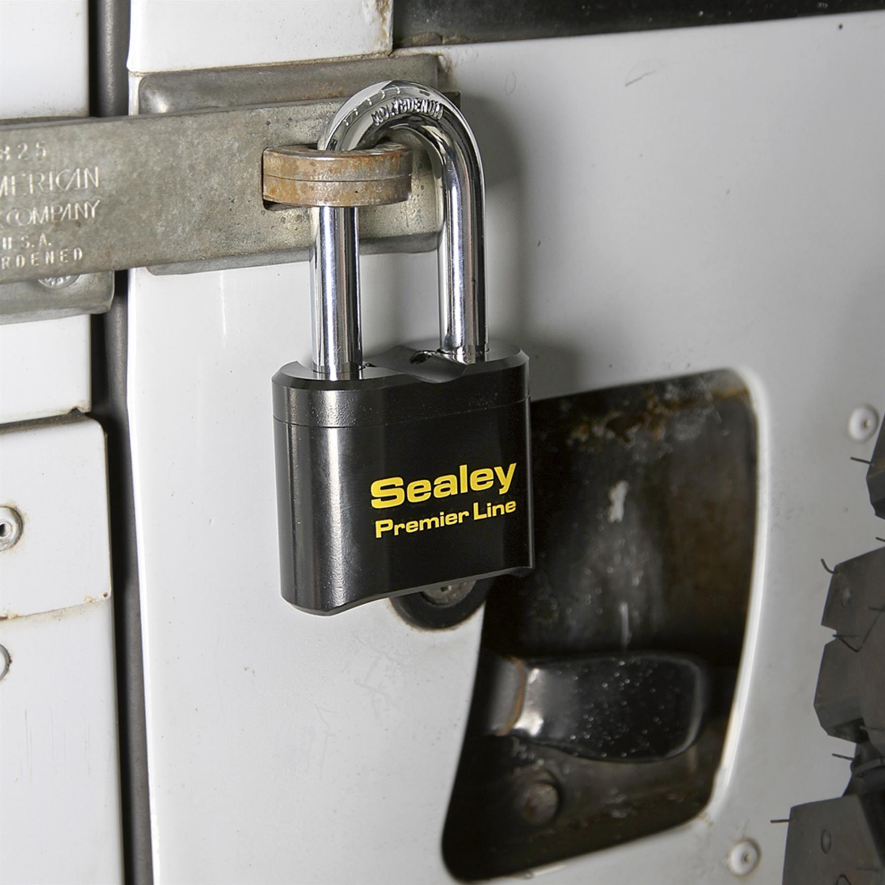 Sealey Steel Body Combination Padlock Long Shackle 62mm