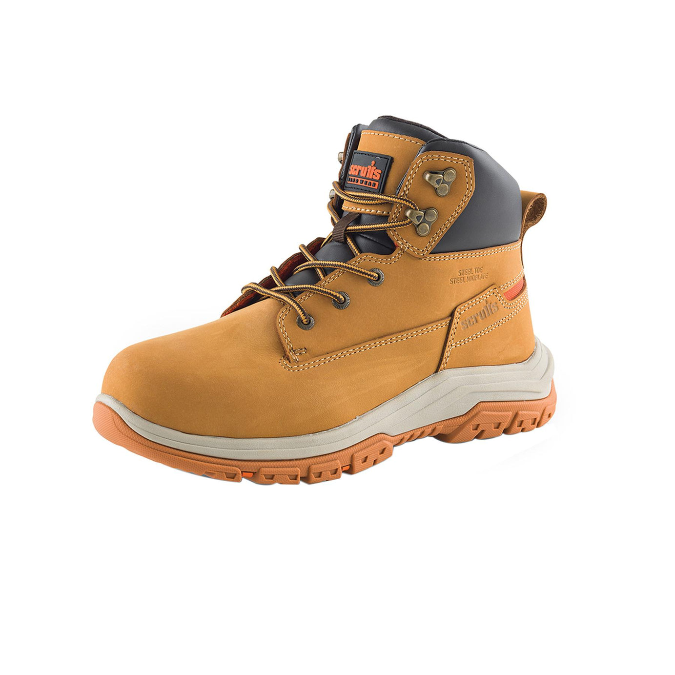 Scruffs Ridge Safety Boots Tan Size 10.5 / 45  Nubuck Leather