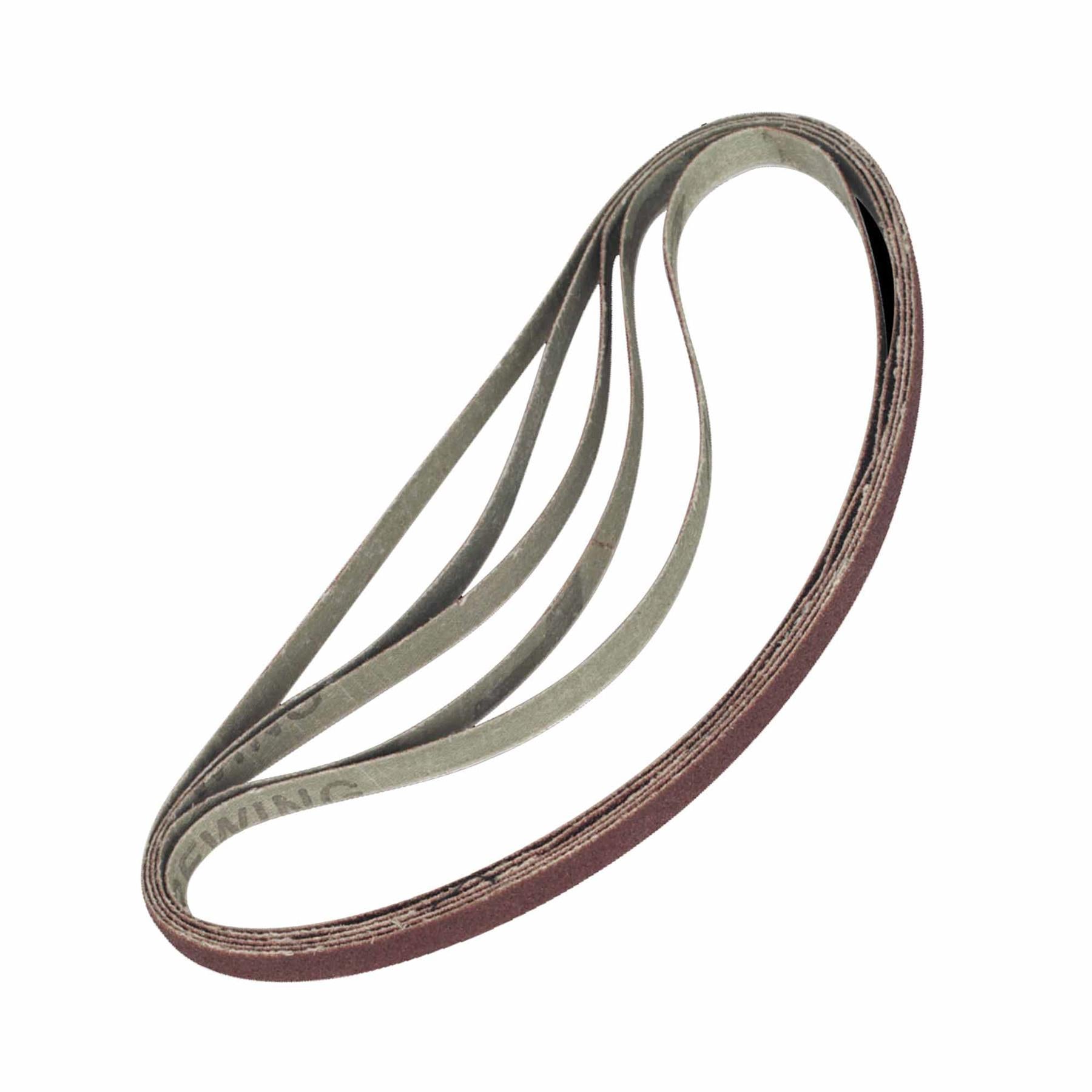Sealey -SBS35/B80GN Sanding Belt 8 x 456mm 80Grit Pack of 5