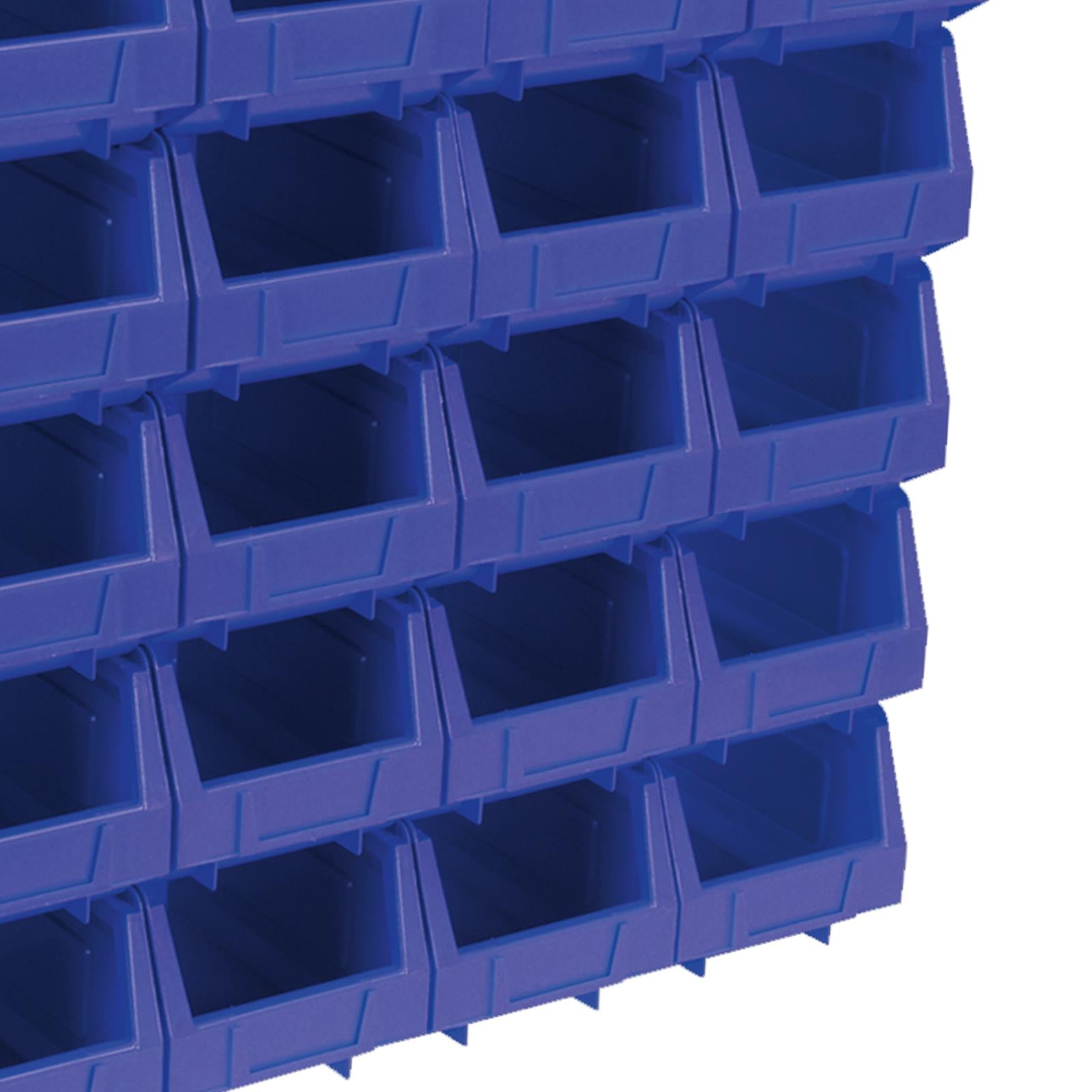 Sealey Plastic Storage Bin 150 x 240 x 130mm - Blue Pack of 24