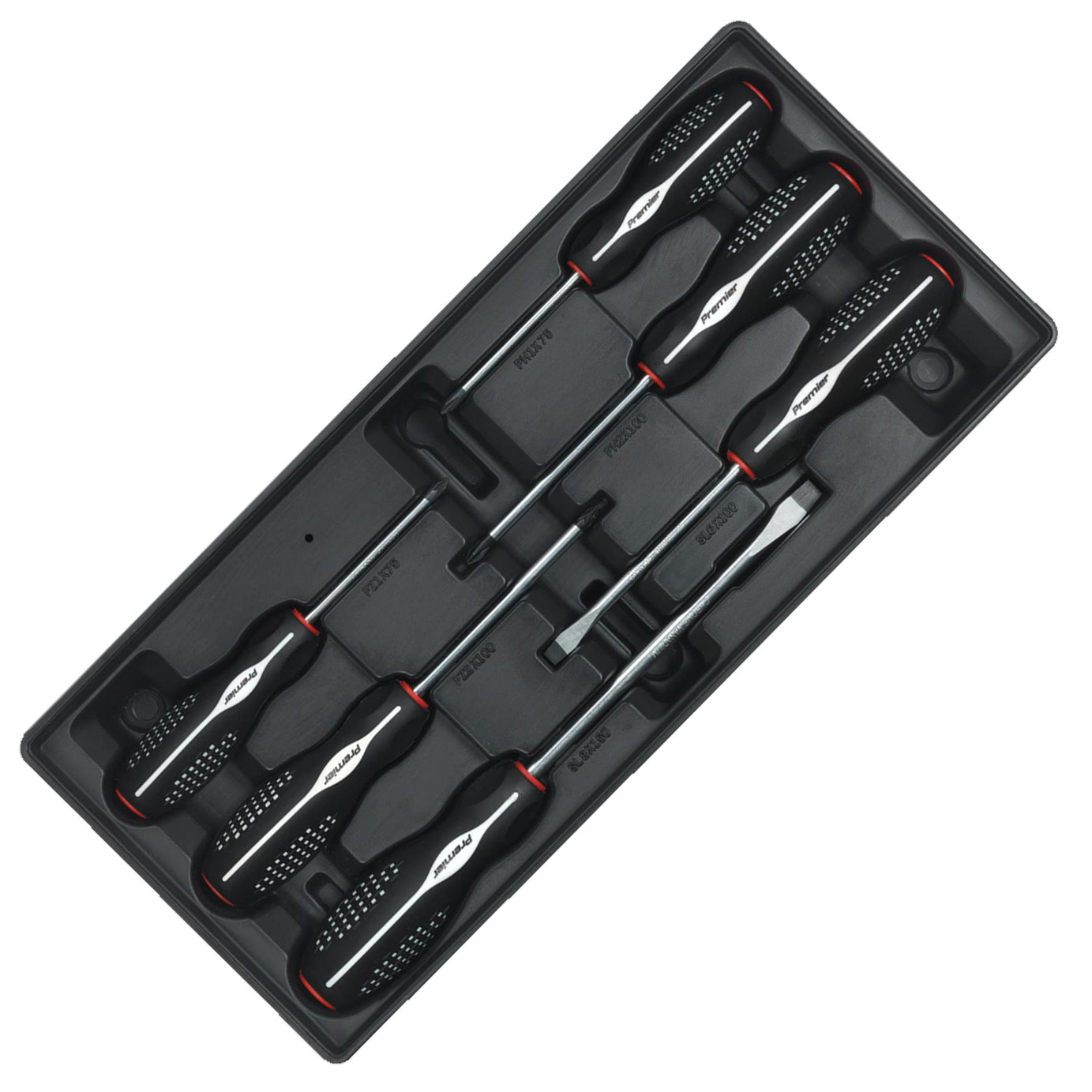 Sealey Tool Tray with Screwdriver Set 6pc