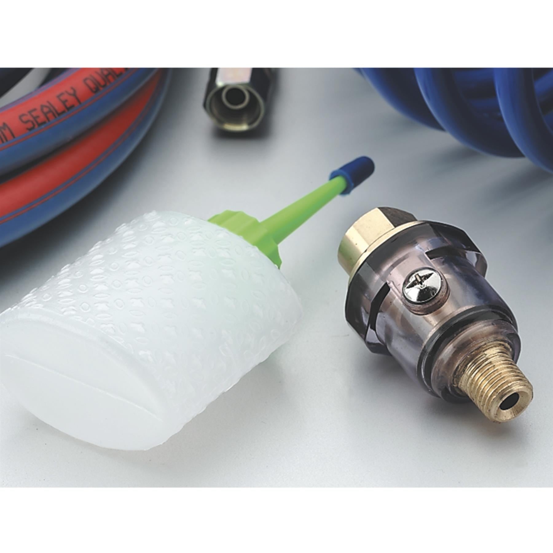 Sealey Mini In-Line Air Tool Oiler 1/4"BSP with Filler