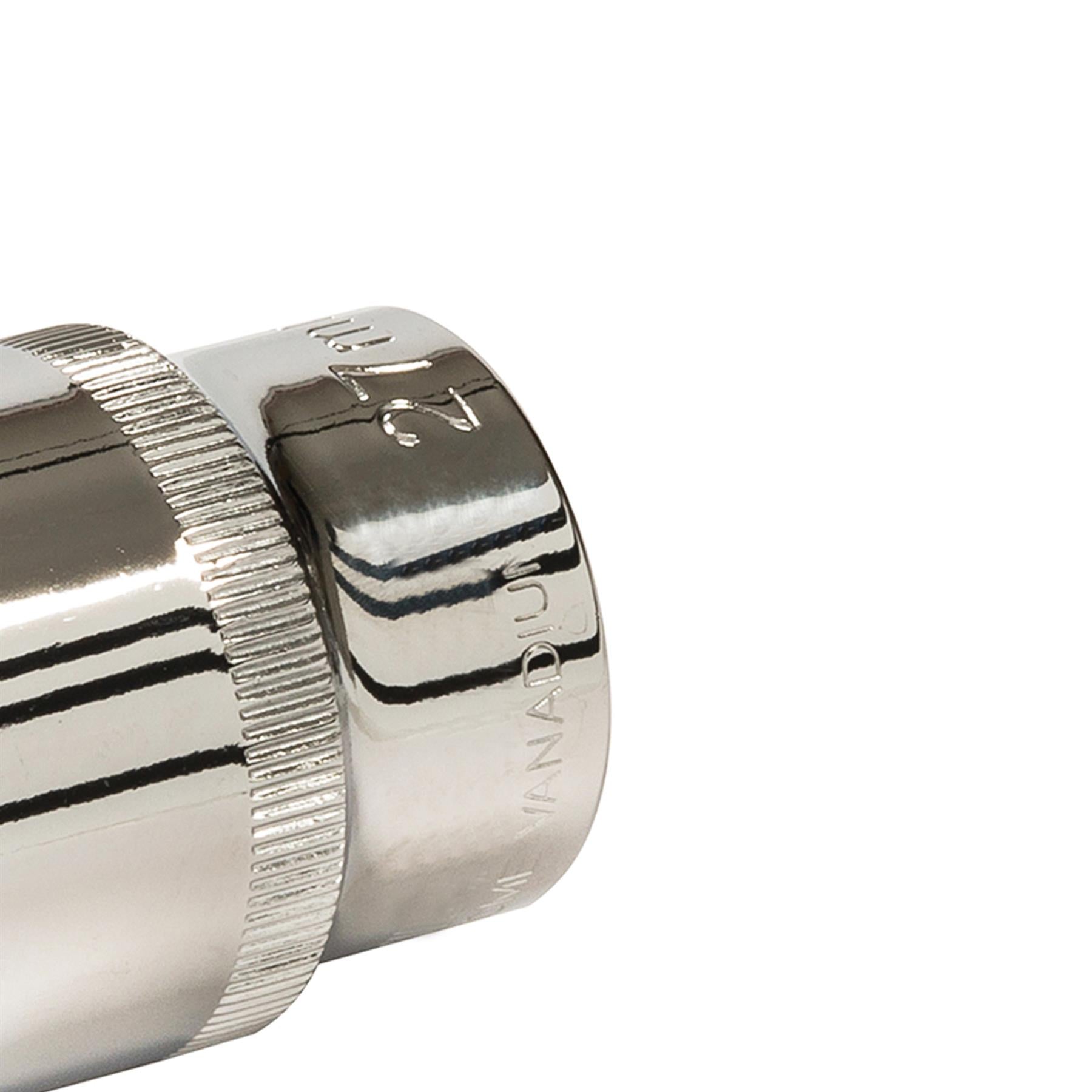 Socket 1/2" Drive Metric Hex Square 27mm Individual Hex Polished Crv Quality
