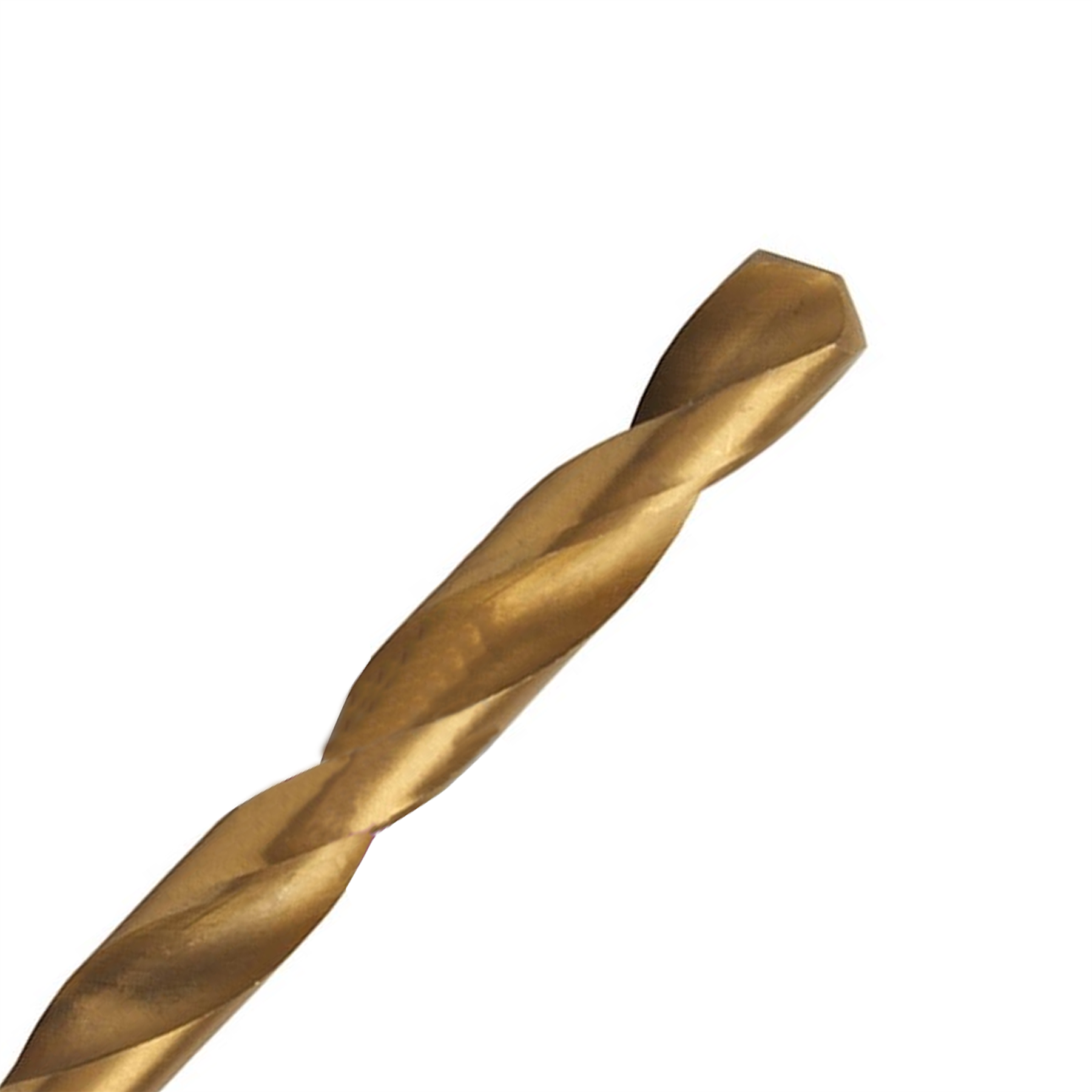 Hss Titanium-Coated Drill Bits 12.0mm Durable High Speed Metal Wood Plastic