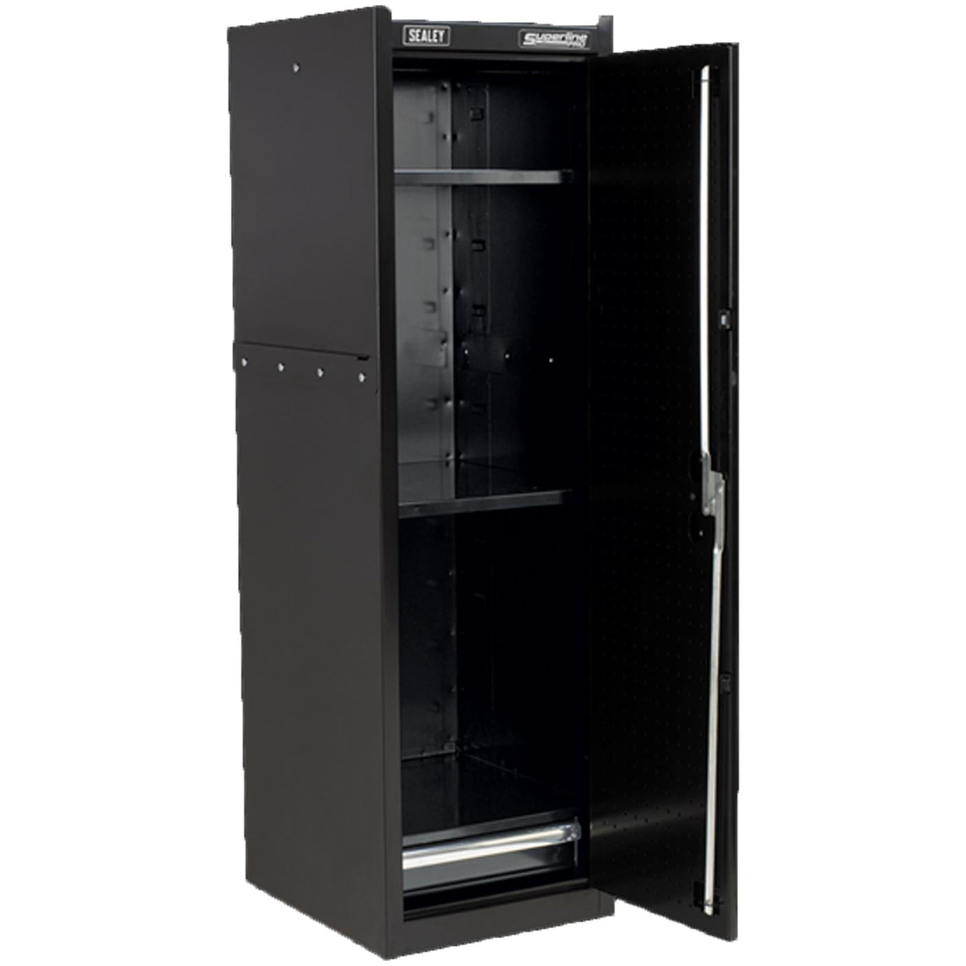 Sealey AP33519B Metal Tool Box Hang On Locker Side Cabinet Black with Drawer