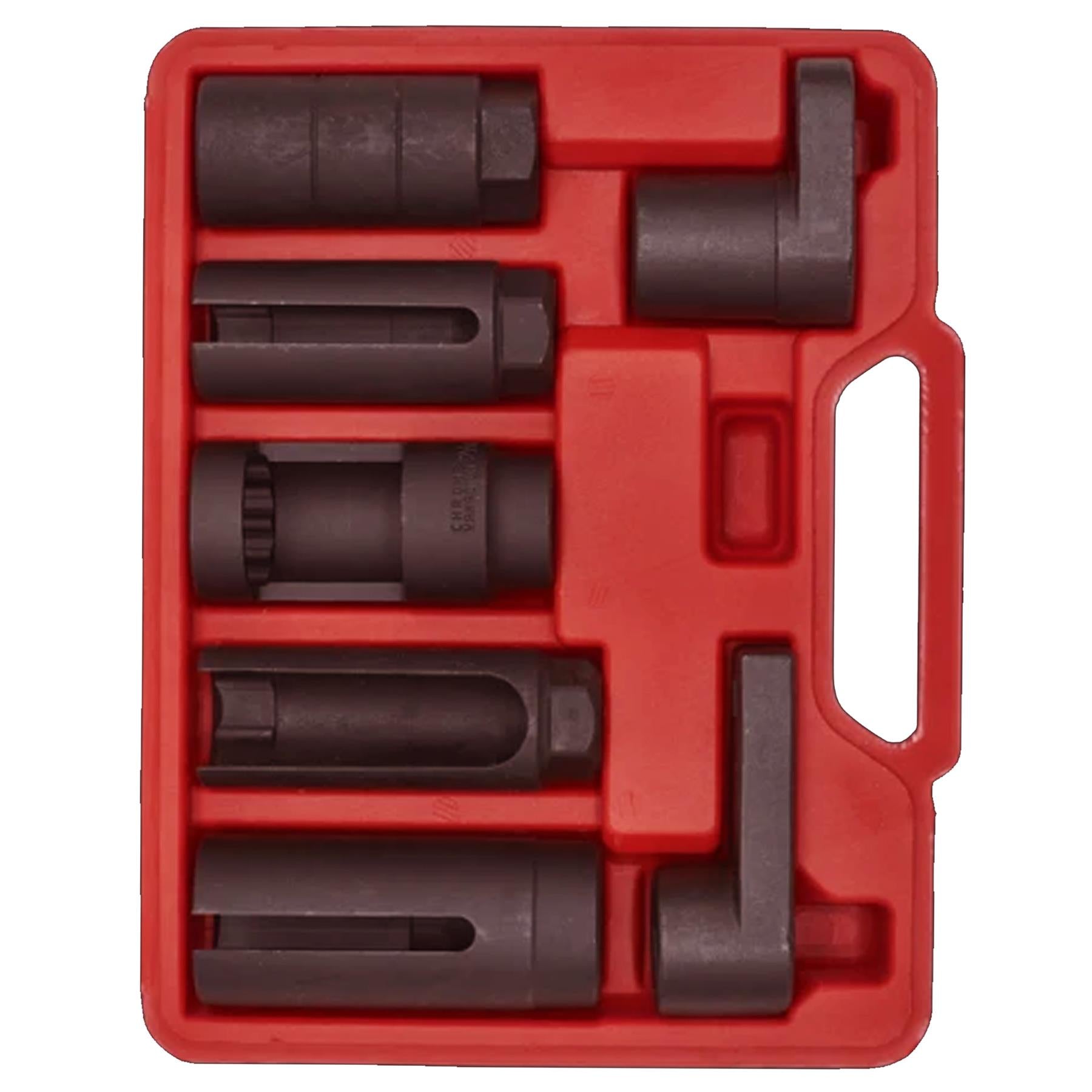 Oxygen Sensor Socket Set 7pc 3/8" & 1/2"Sq Drive Sealey
