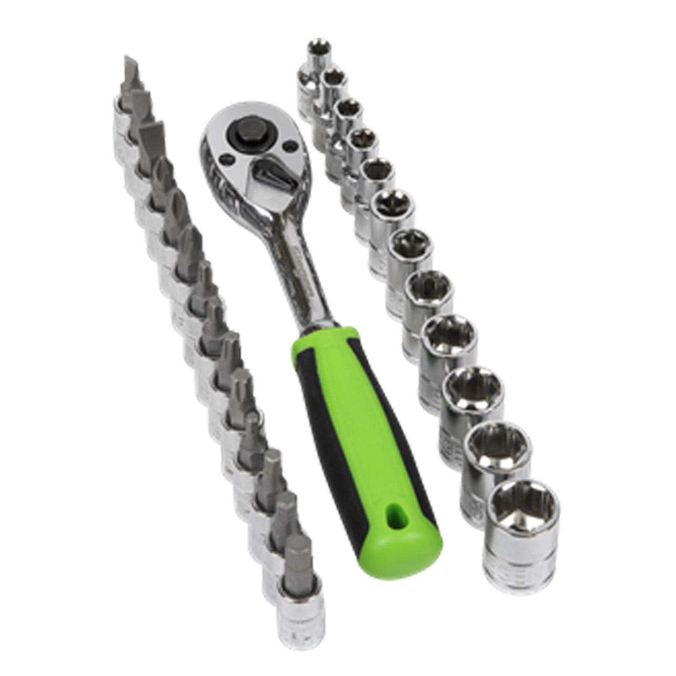 Sealey Socket & Socket Bit Set 27pc 1/4"Sq Drive WallDrive� Metric