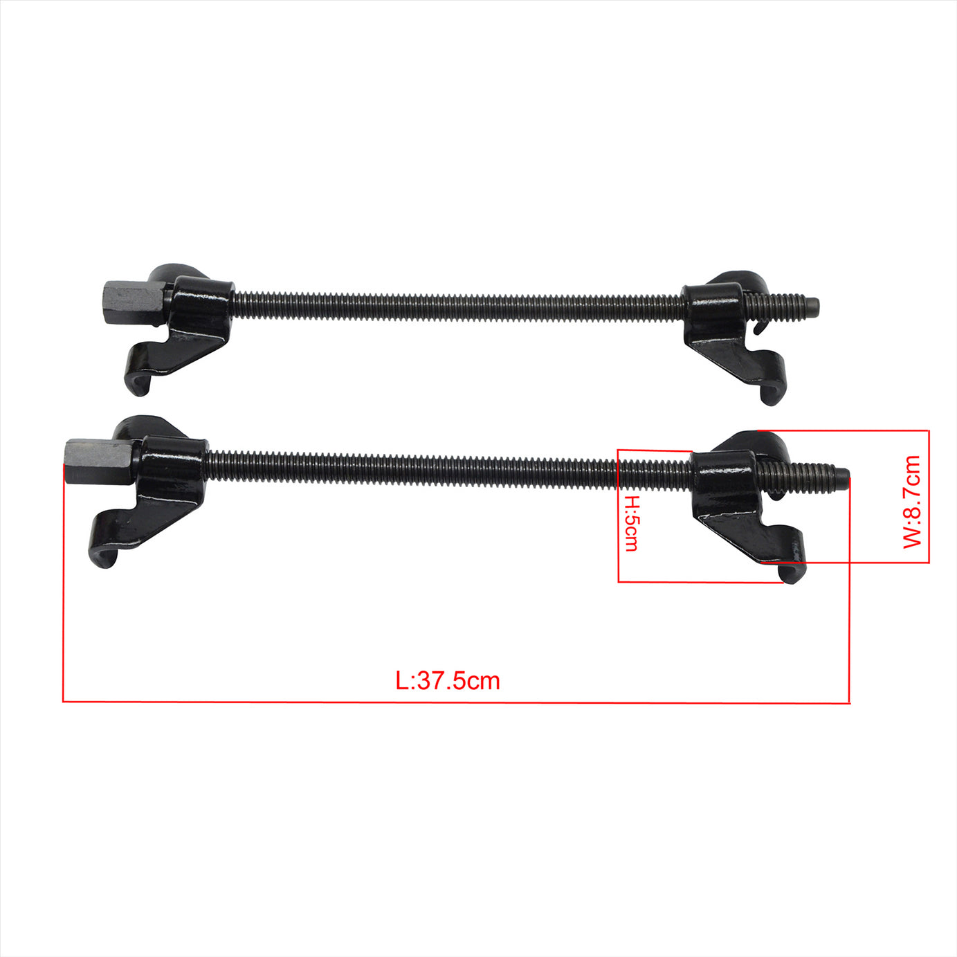 2Pc Car Coil Spring Compressor Clamps Max Opening 370mm Heavy Duty Garage Tool