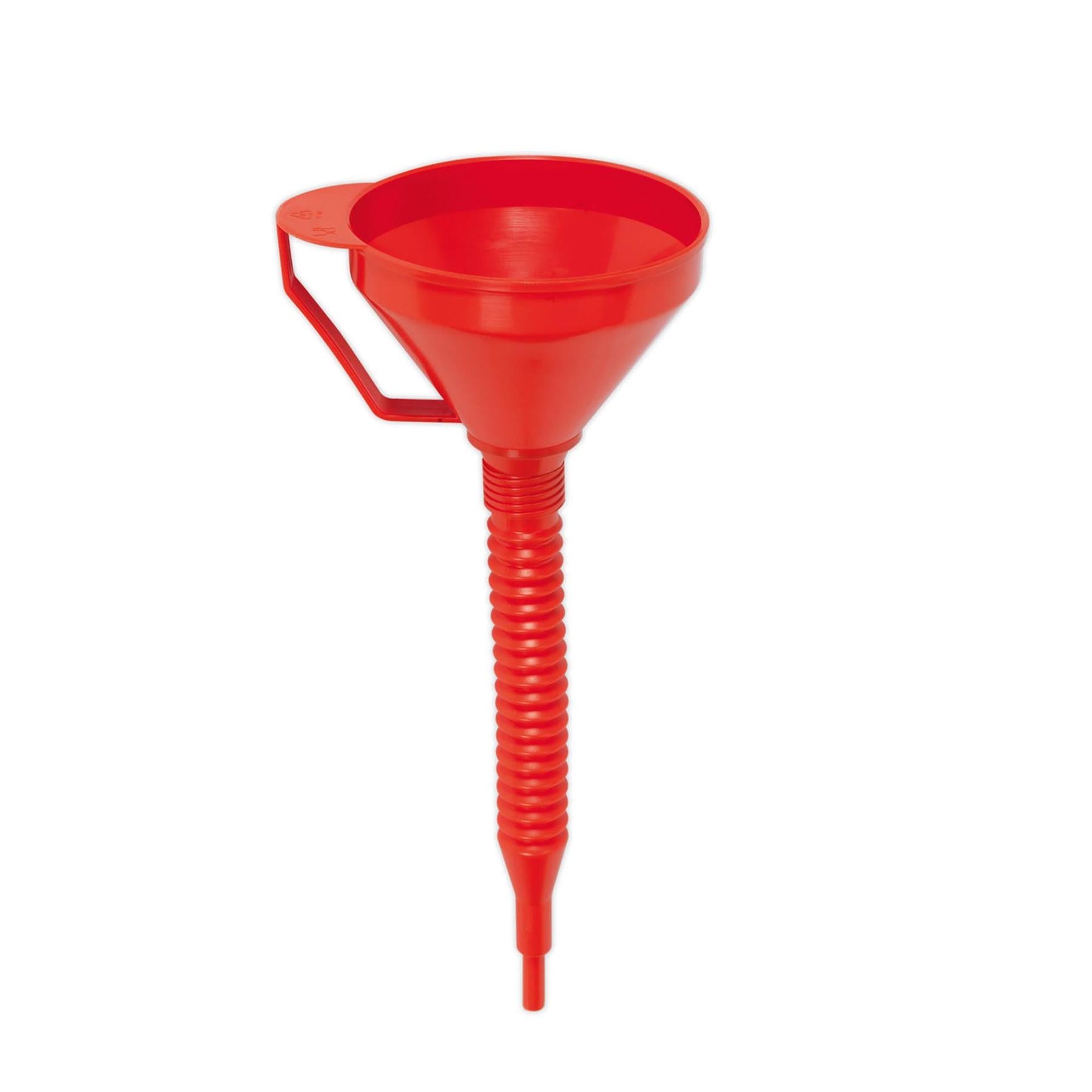 Sealey Funnel with Flexible Spout & Filter Medium 160mm