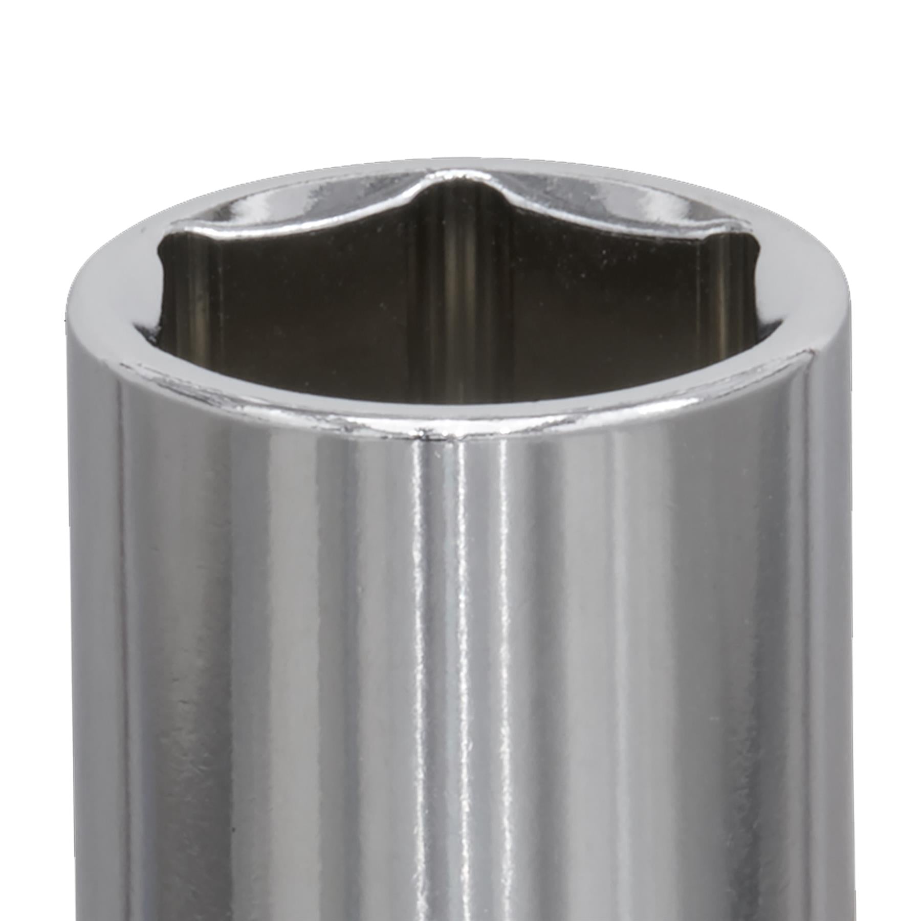 Sealey WallDrive Socket 16mm 3/8"Sq Drive Chrome plated