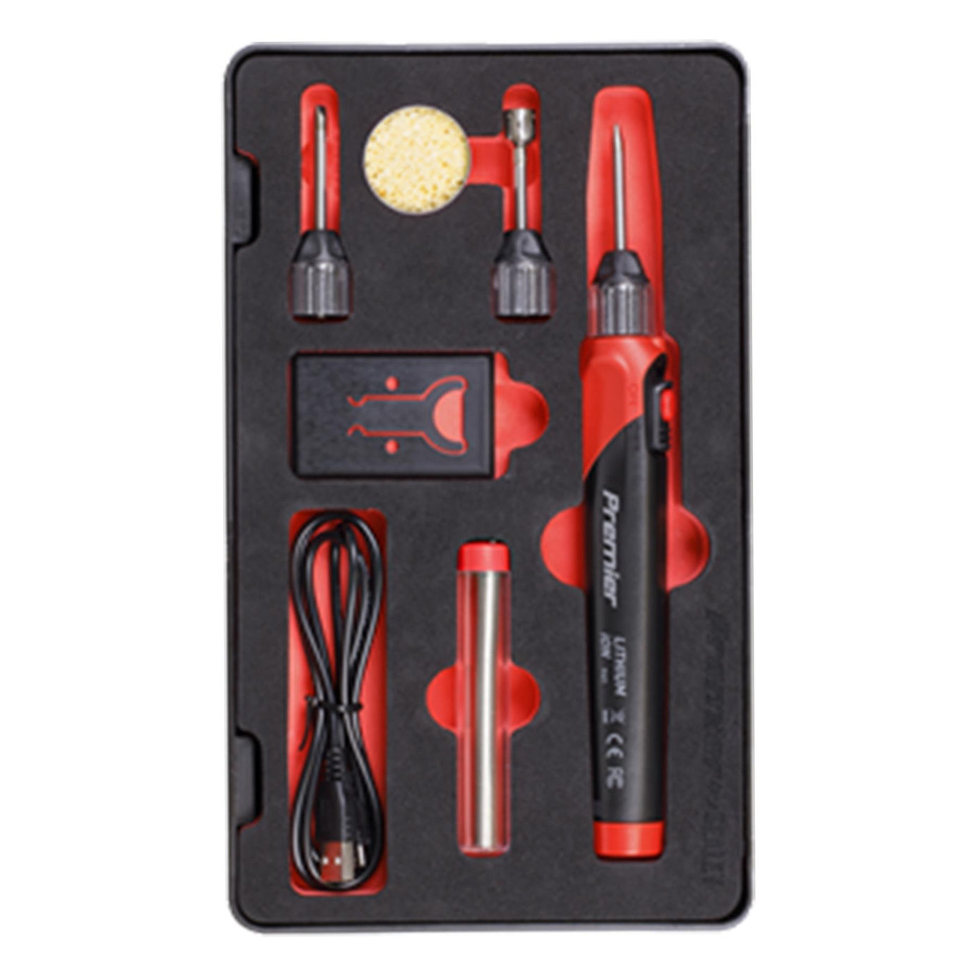 Sealey Lithium-ion Rechargeable Soldering Iron Kit 30W