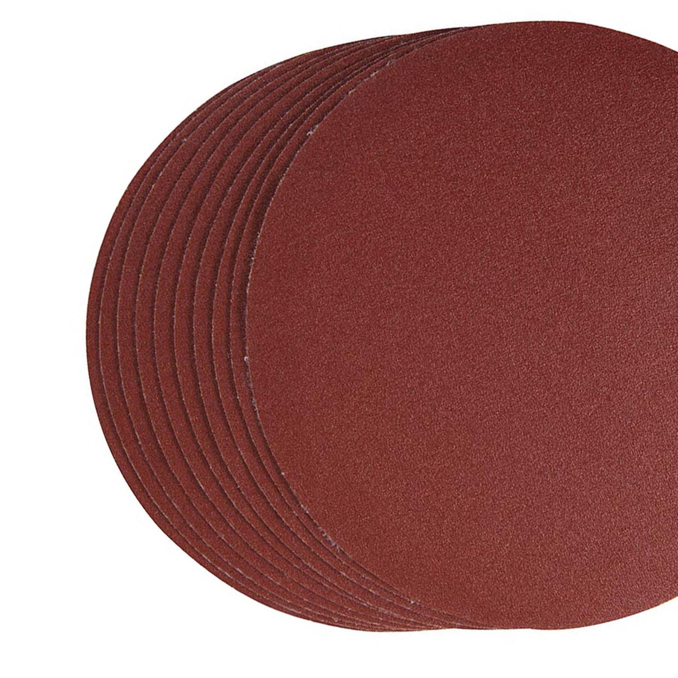 Sanding Discs 180mm 10Pk Assorted Grit 120 240 320 400 Hook & Loop Sander
