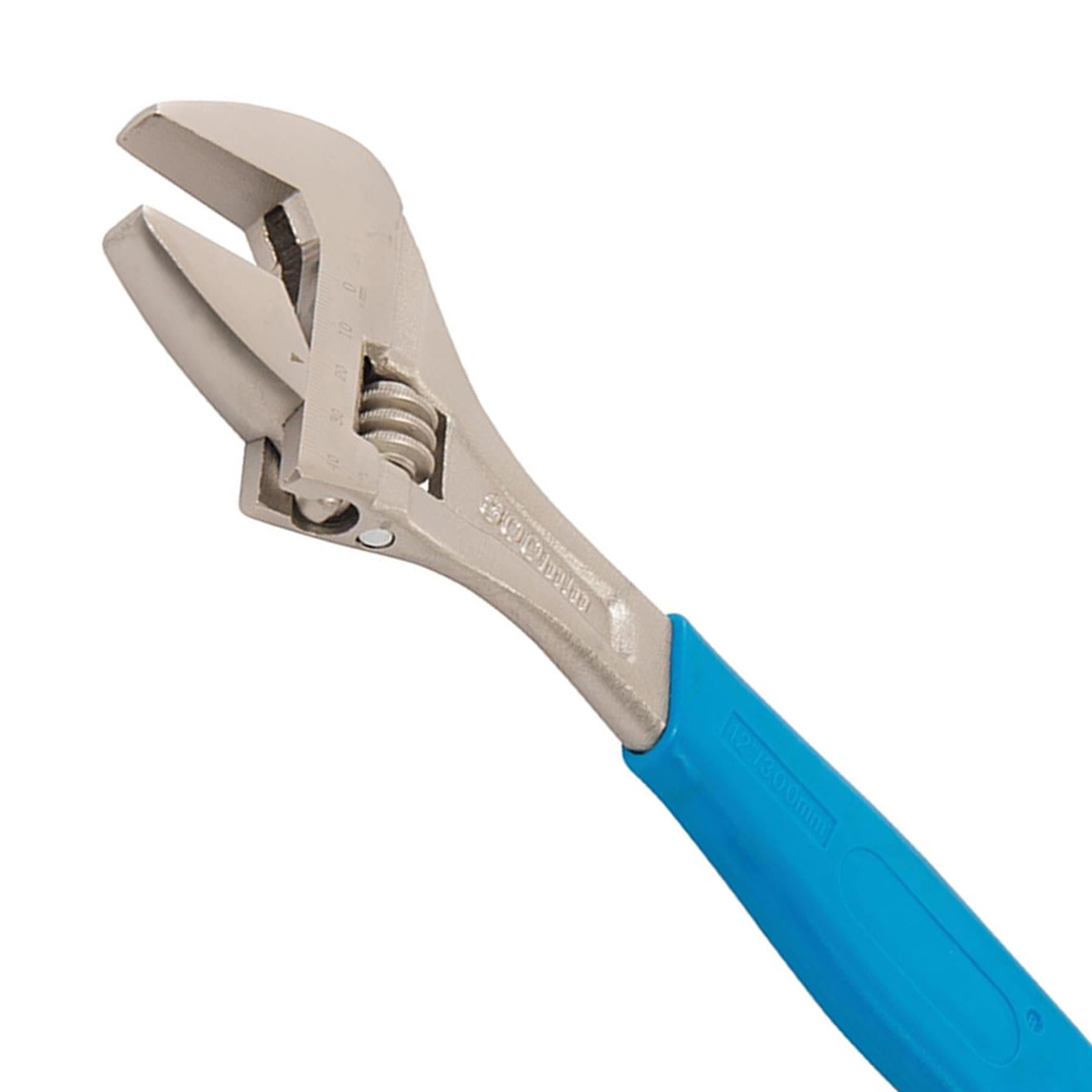 Adjustable Wrench 300mm Length - Jaw 32mm Corrosion-Resistant Satin Finish
