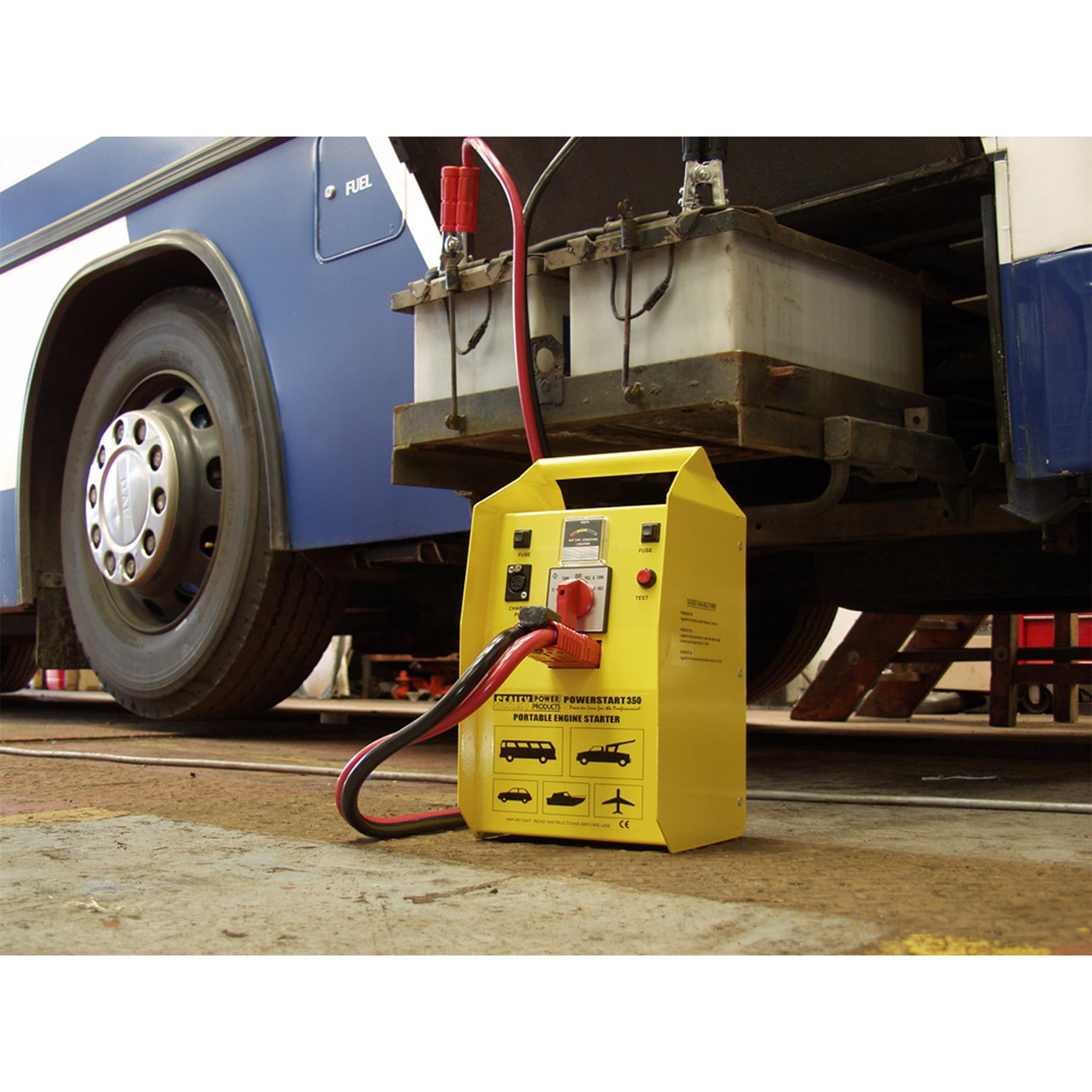 Sealey PowerStart Emergency Jump Starter 900hp Start 12/24V