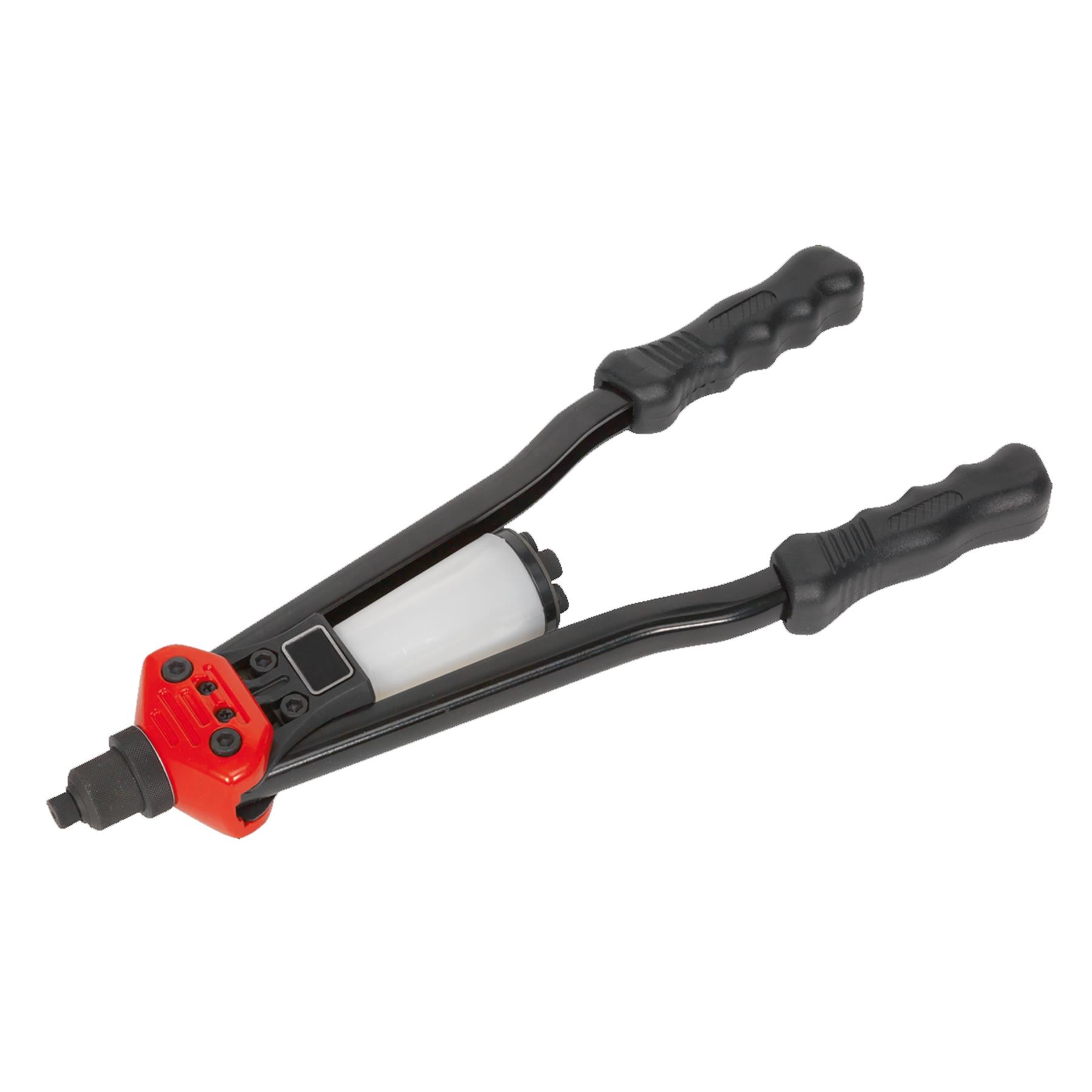 Sealey Medium-Arm/Compact Riviter With Collection Bowl Hand Riviters Gun/Tool