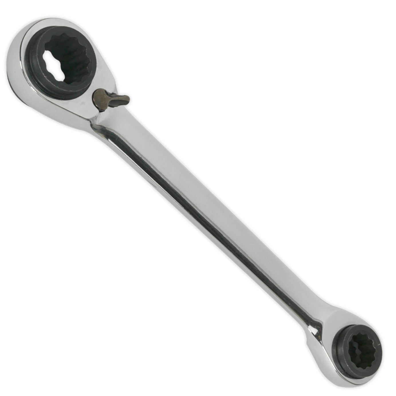 Sealey Ratchet Ring Spanner 4-in-1 Reversible Metric