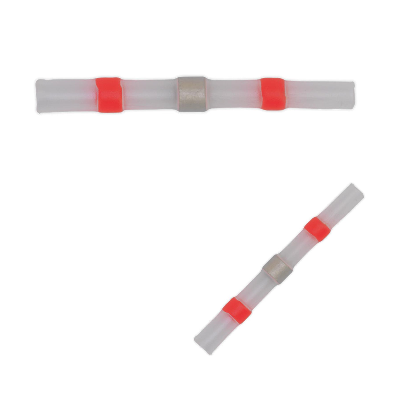 Sealey Heat Shrink Butt Connector 22-18 AWG Red Pack of 25