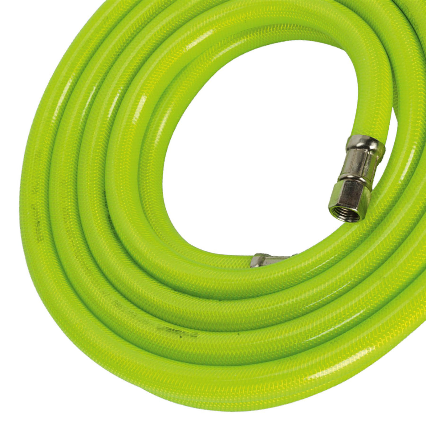 Sealey Air Hose High-Visibility 5m x 10mm with 1/4"BSP Unions