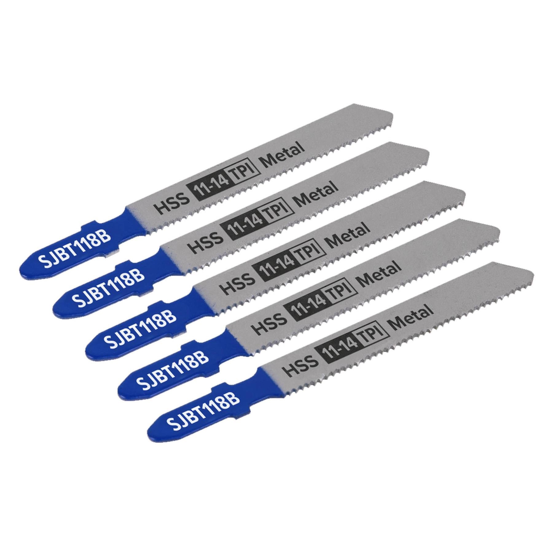 Sealey Jigsaw Blade Metal 92mm 11-14tpi - Pack of 5