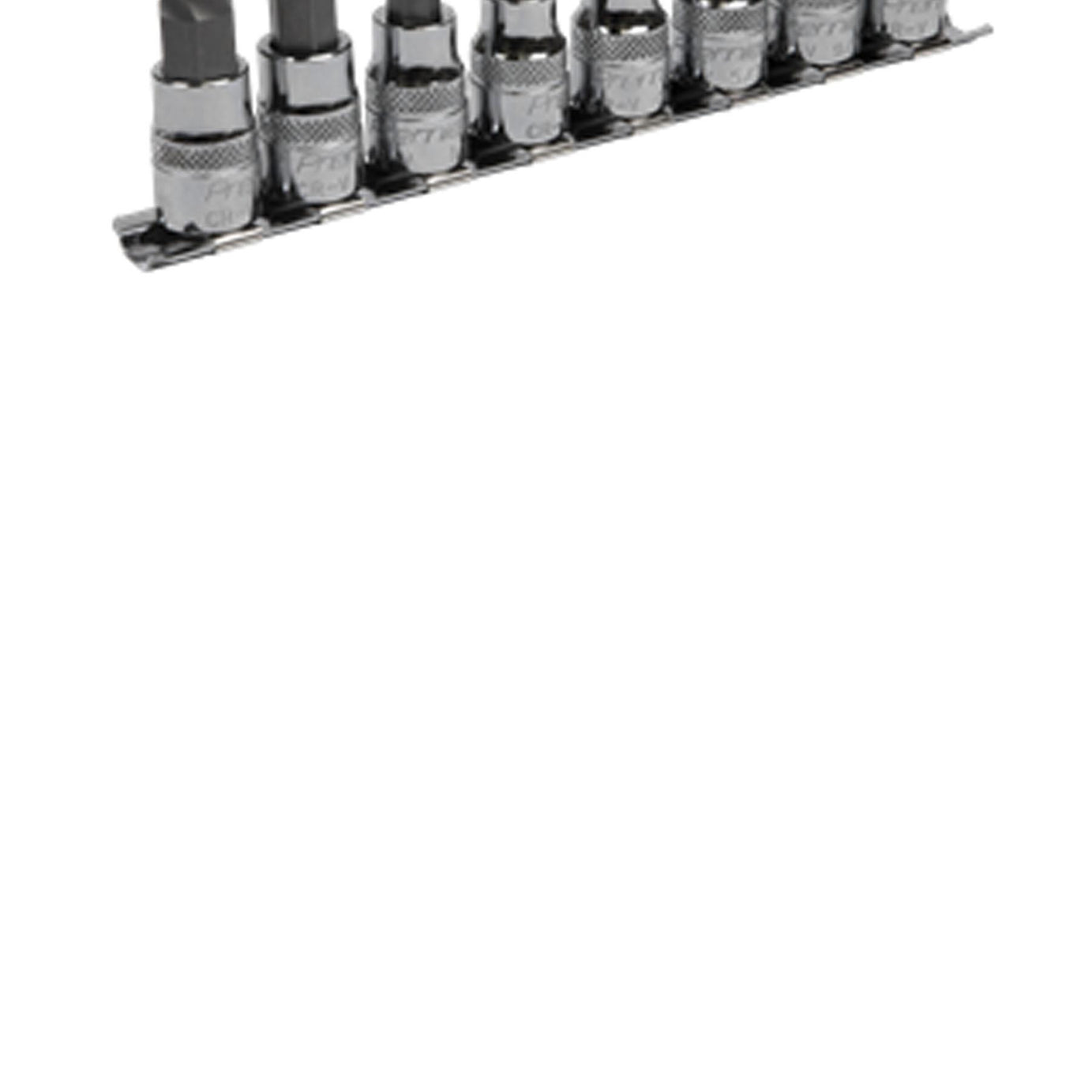 Sealey Hex Socket Bit Set Lock-On 8pc 3/8"Sq Drive Imperial